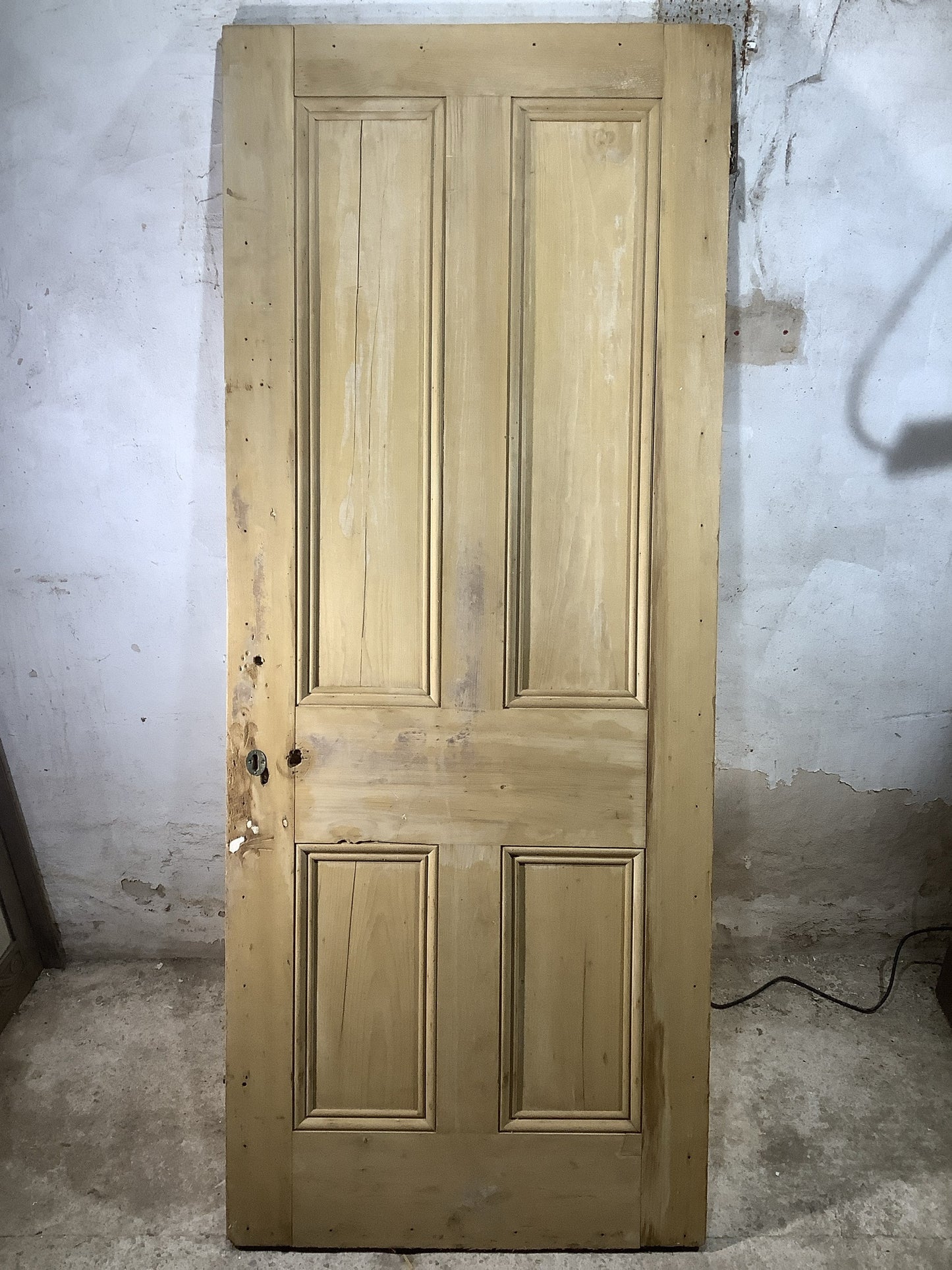 Main Picture Victorian Internal Stripped  Pine Reclaimed Door