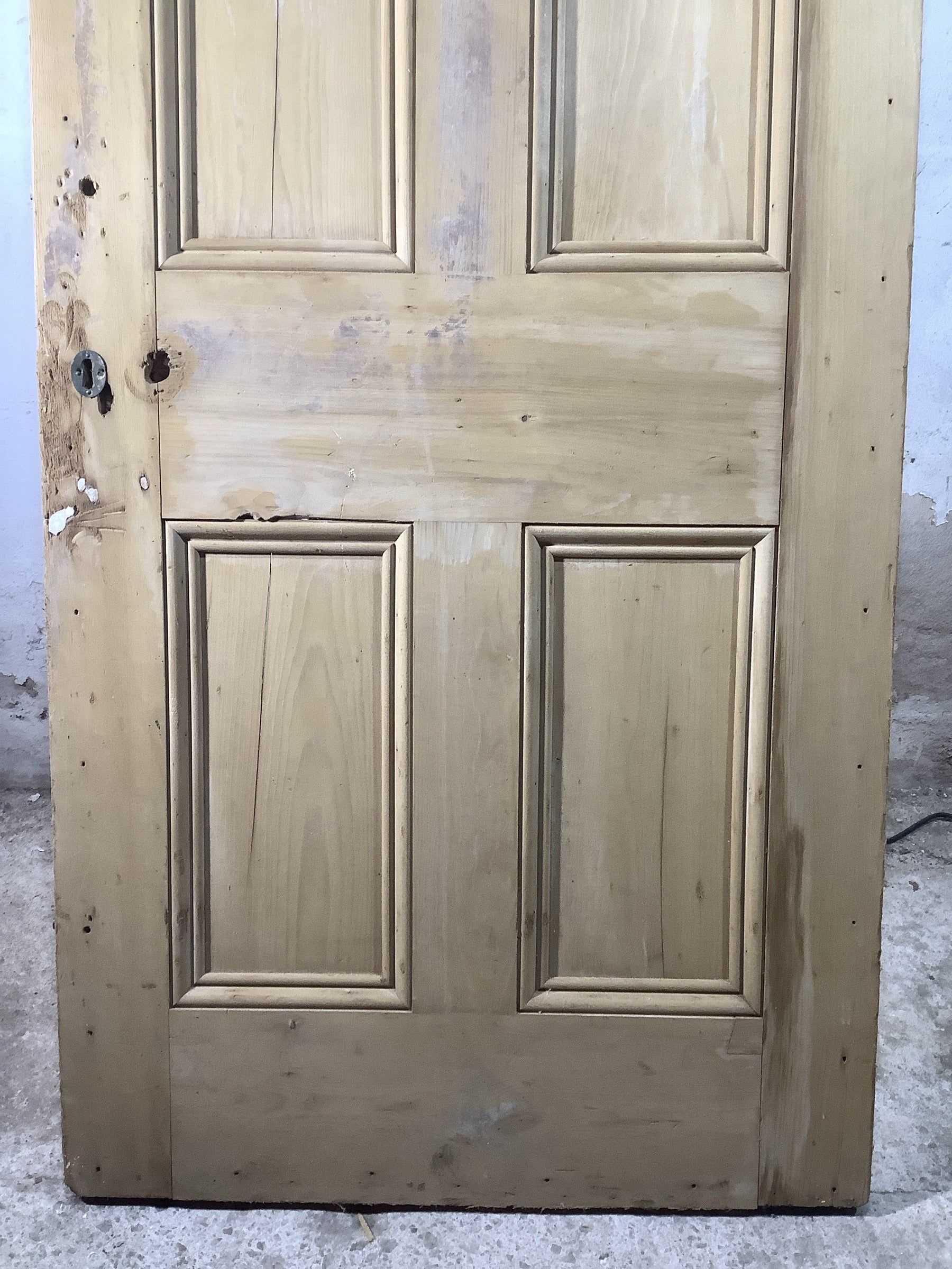 3rd Pic Victorian Internal Stripped  Pine Reclaimed Door