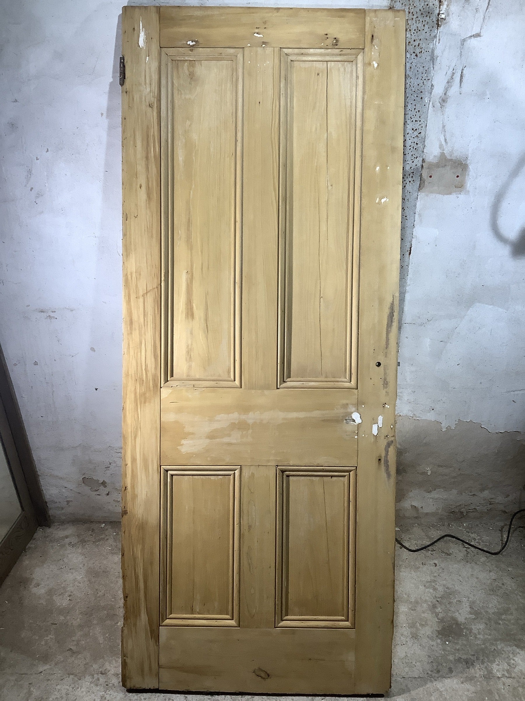 7th Pic Victorian Internal Stripped  Pine Reclaimed Door