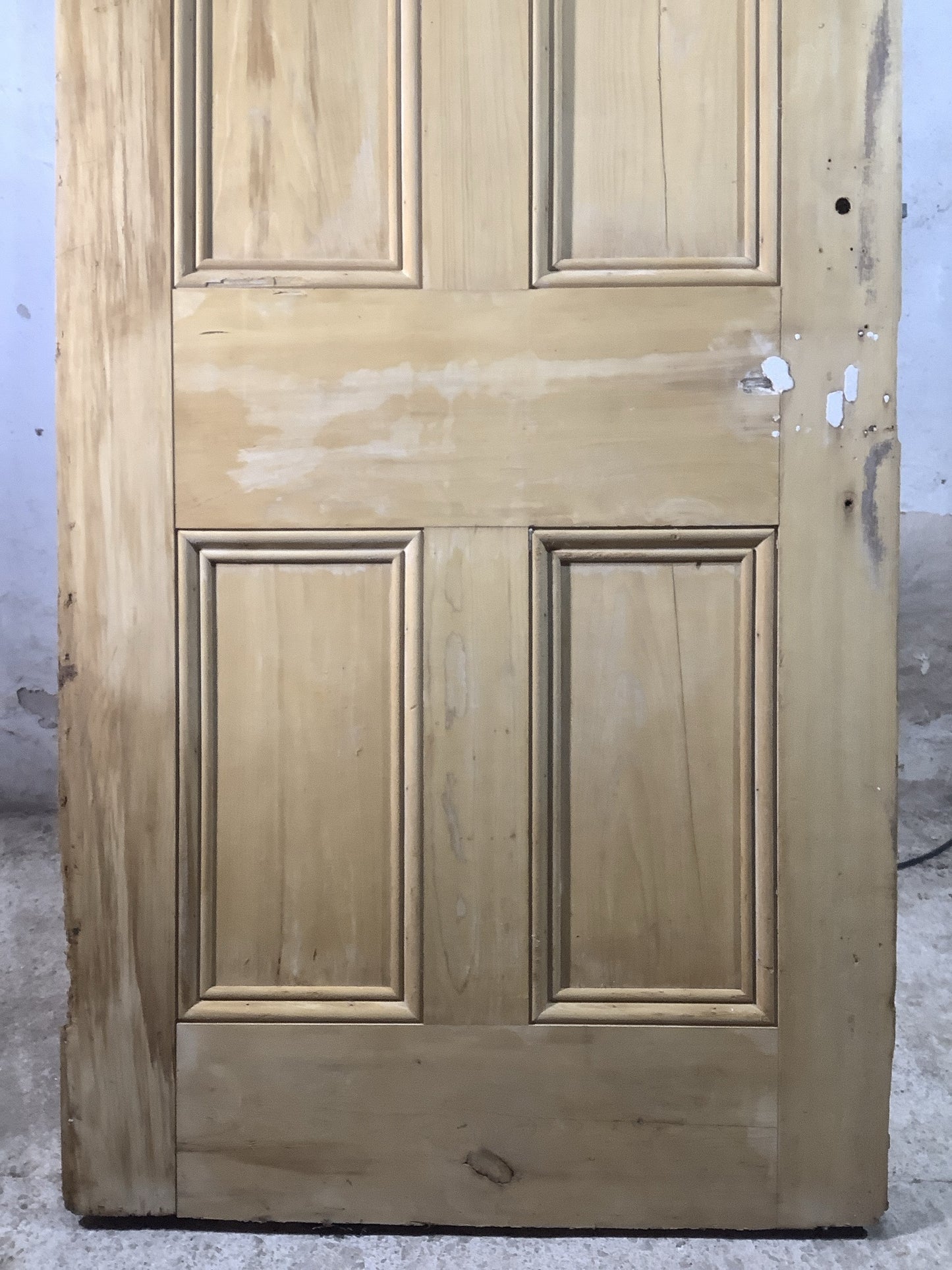 9th Pic Victorian Internal Stripped  Pine Reclaimed Door