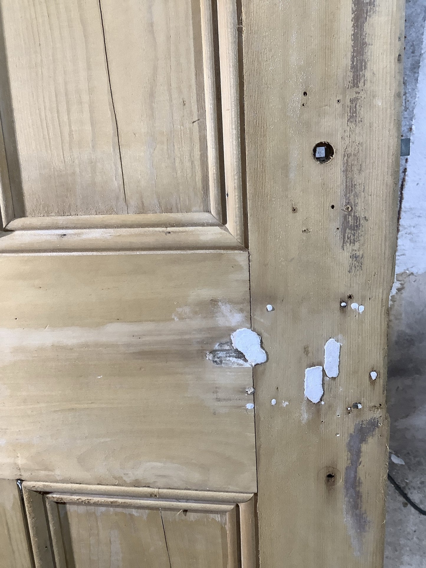 10th Pic Victorian Internal Stripped  Pine Reclaimed Door