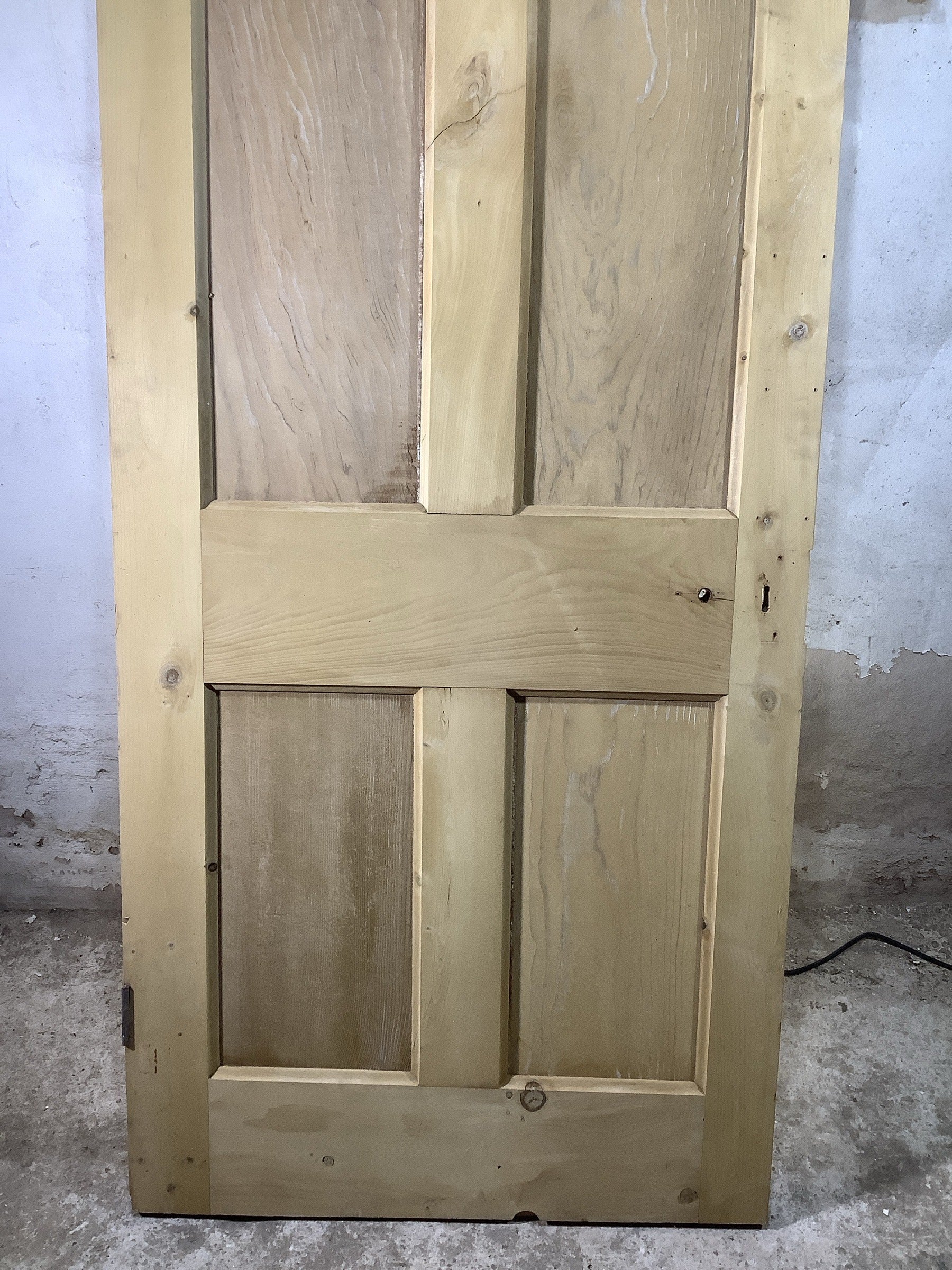 9th Pic Old Internal Stripped  Pine Reclaimed Door