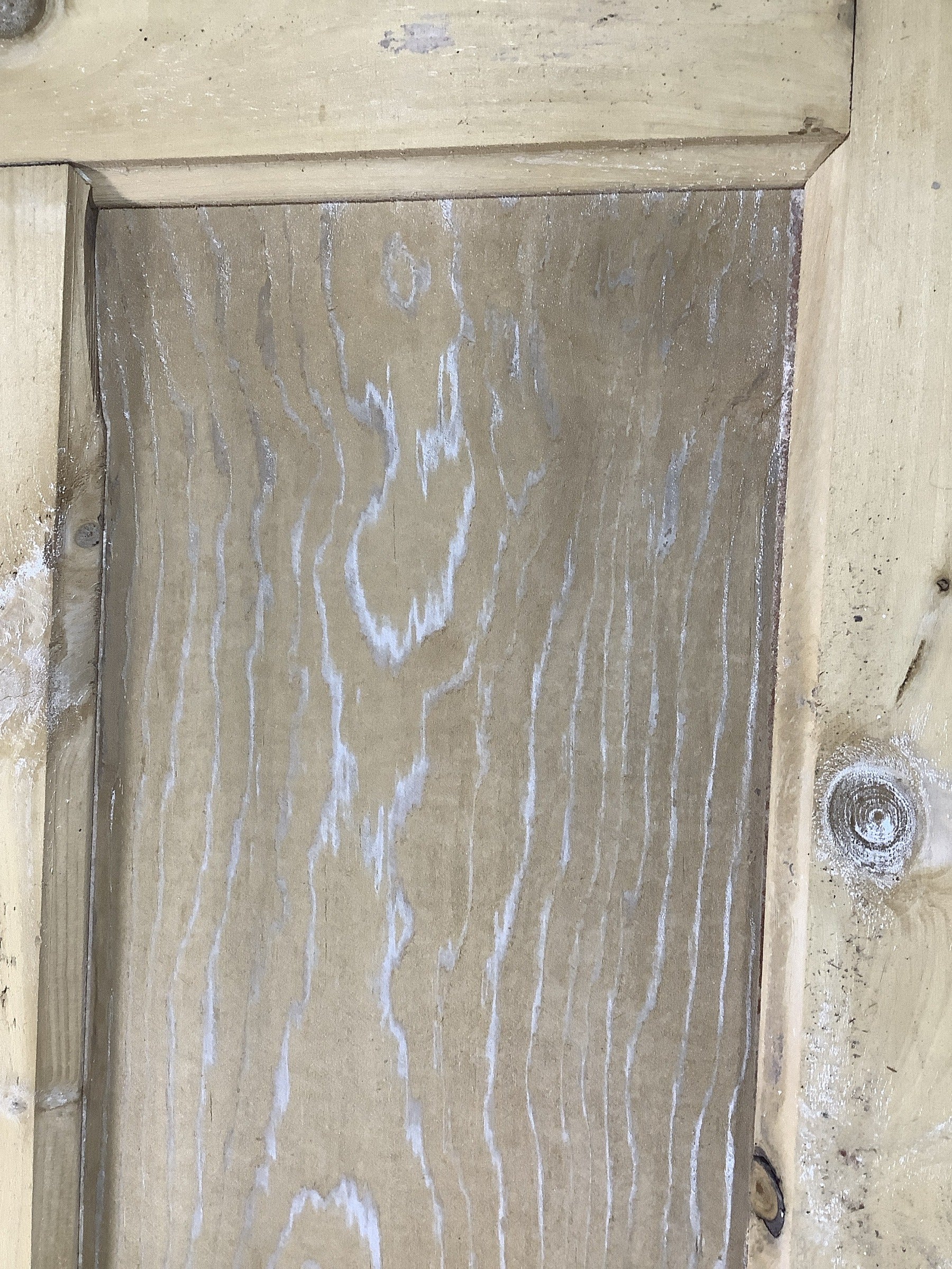 11th Pic Old Internal Stripped  Pine Reclaimed Door