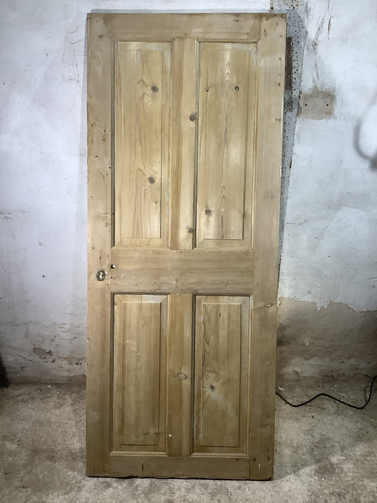 Main Picture Georgian Internal Stripped  Pine Reclaimed Door