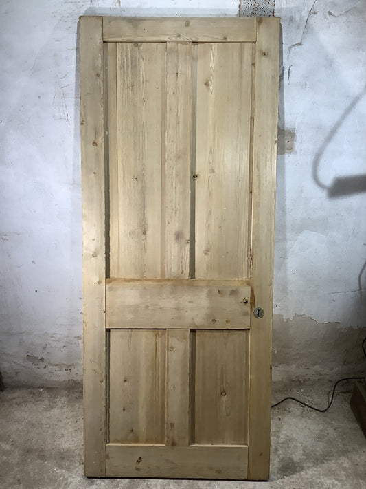 Main Picture Victorian Internal Stripped  Pine Reclaimed Door