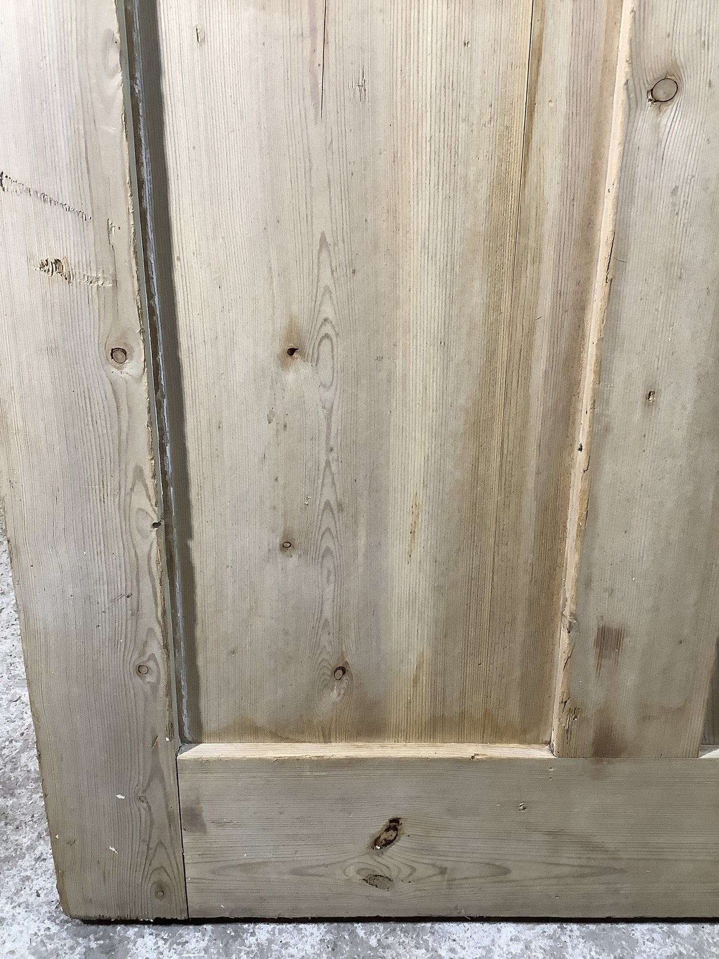 6th Pic Victorian Internal Stripped  Pine Reclaimed Door