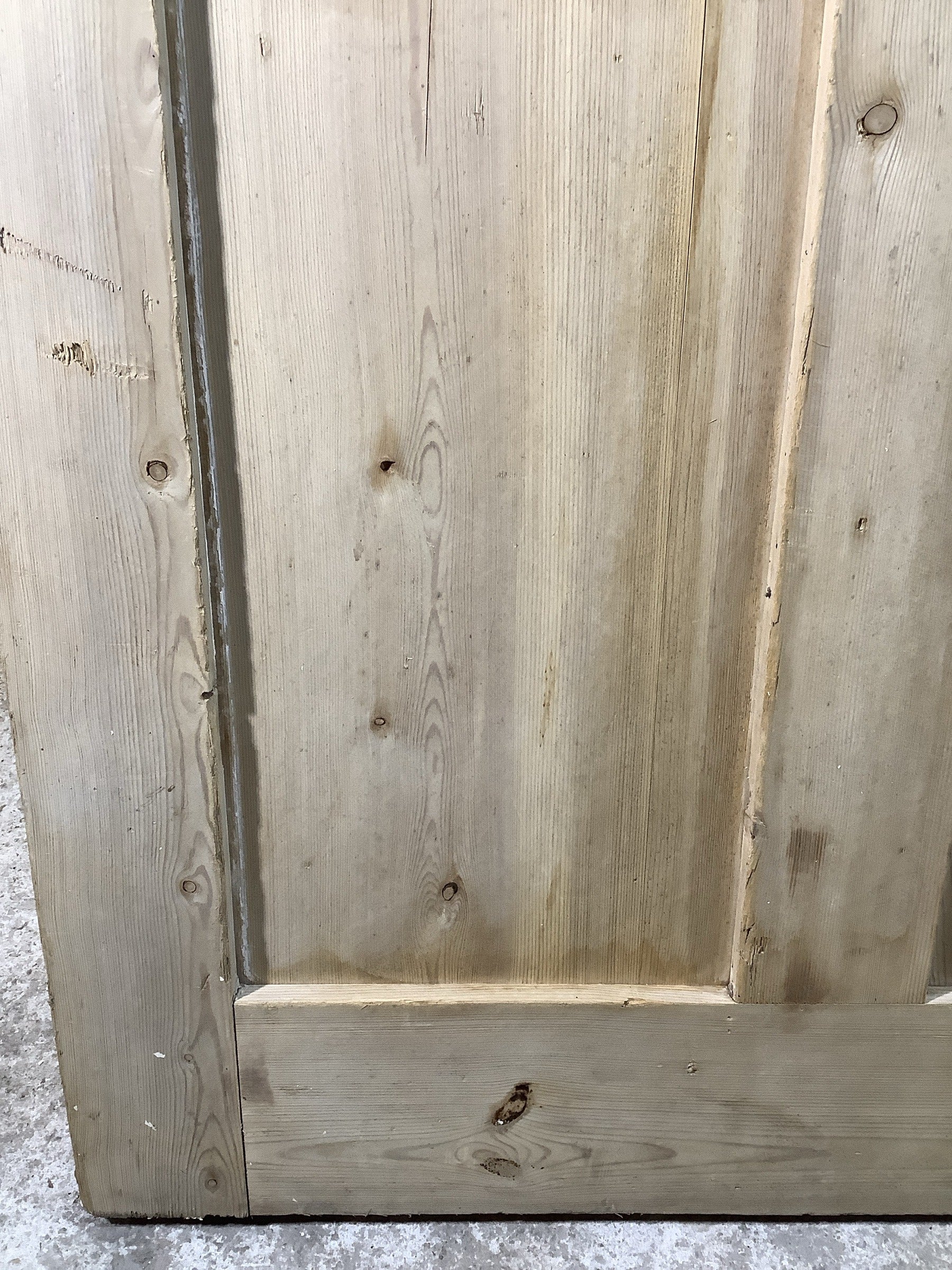 6th Pic Victorian Internal Stripped  Pine Reclaimed Door