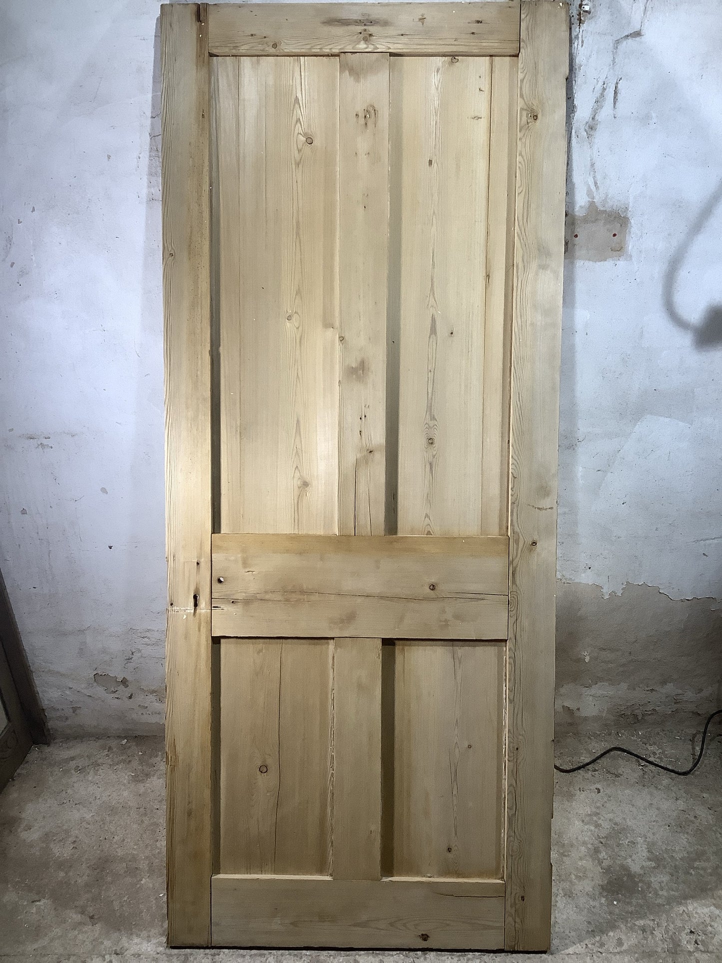 7th Pic Victorian Internal Stripped  Pine Reclaimed Door