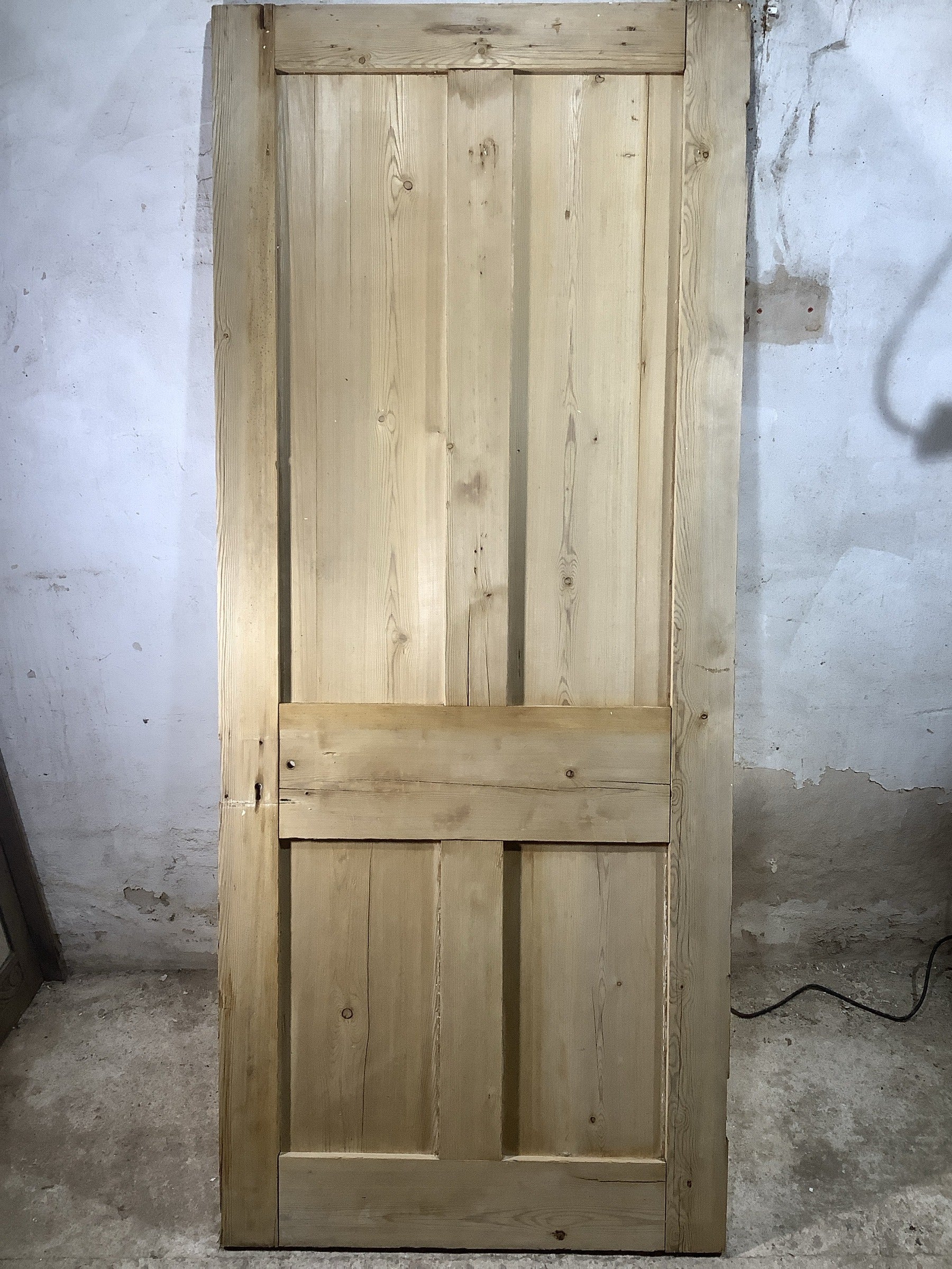 7th Pic Victorian Internal Stripped  Pine Reclaimed Door