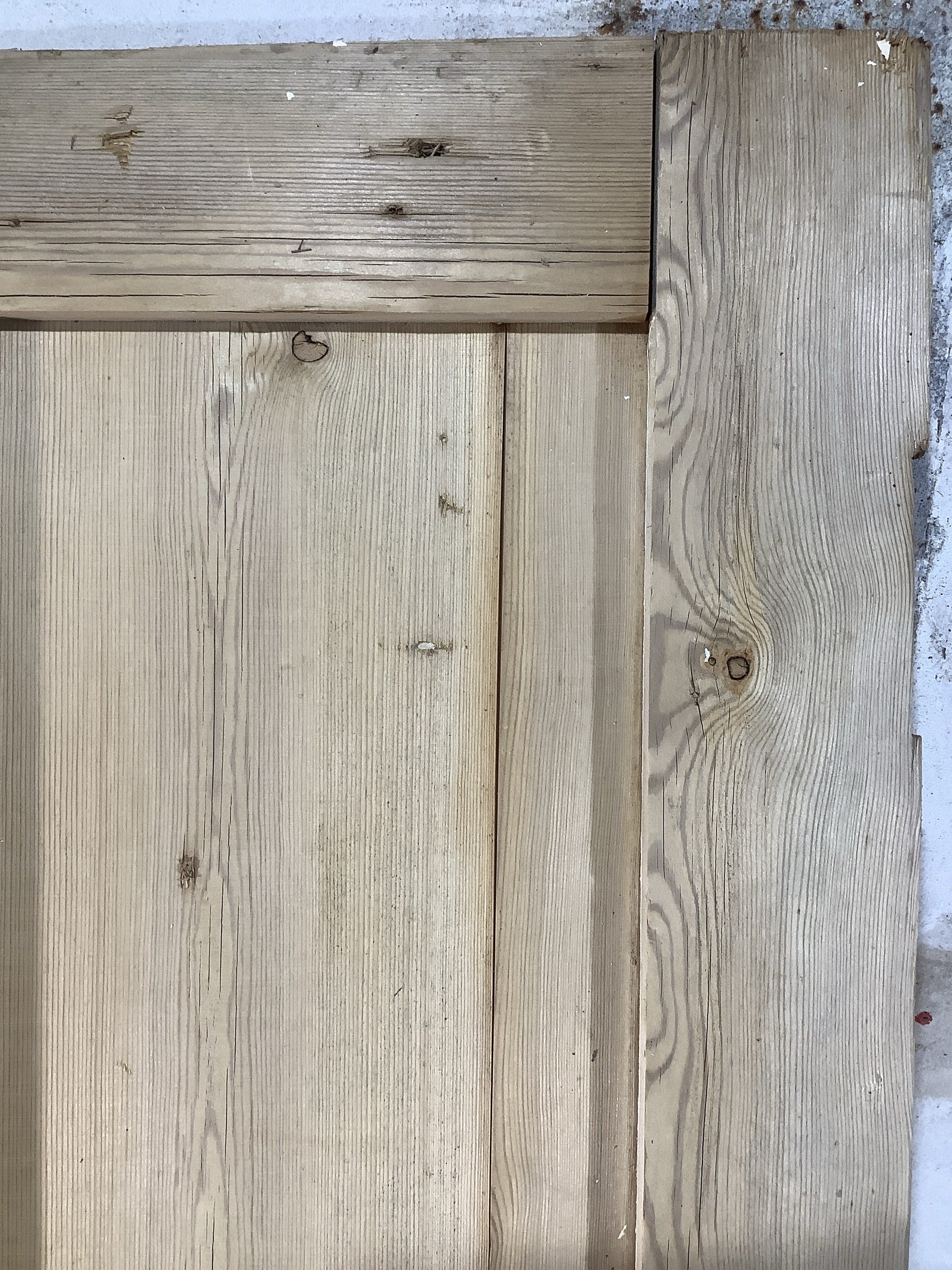 11th Pic Victorian Internal Stripped  Pine Reclaimed Door