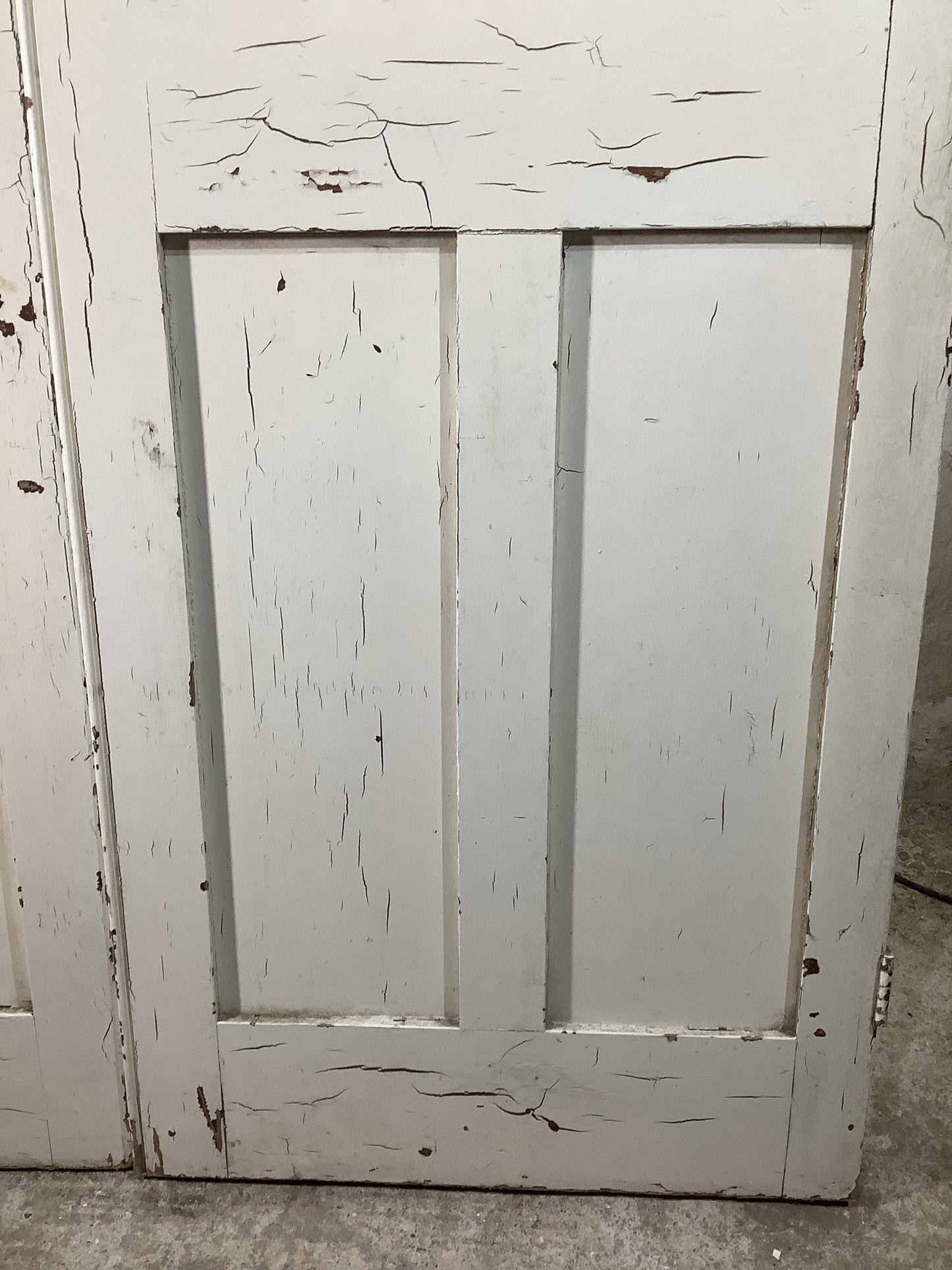 5th Pic Victorian Internal Painted  Pine Reclaimed Door