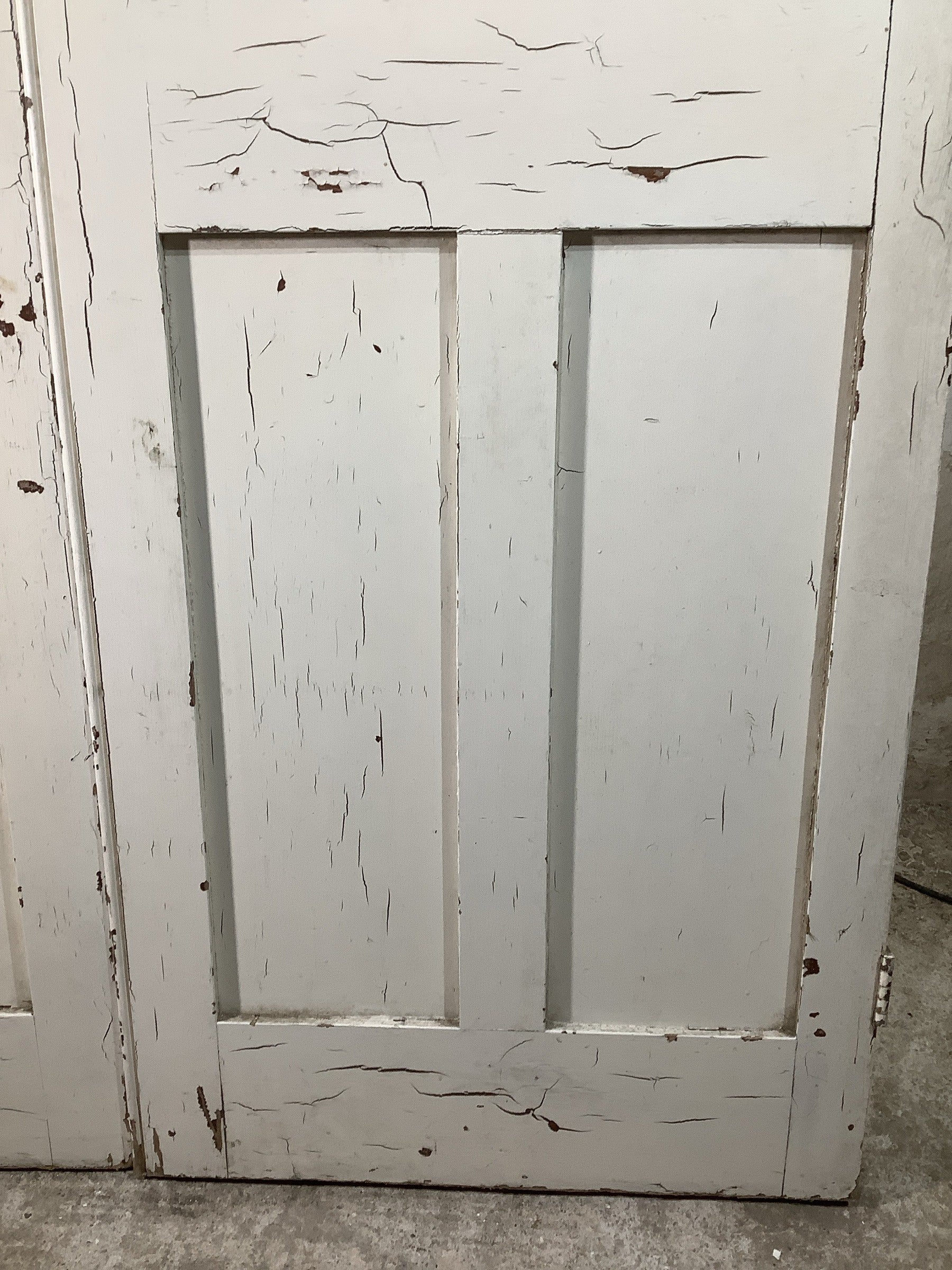 5th Pic Victorian Internal Painted  Pine Reclaimed Door