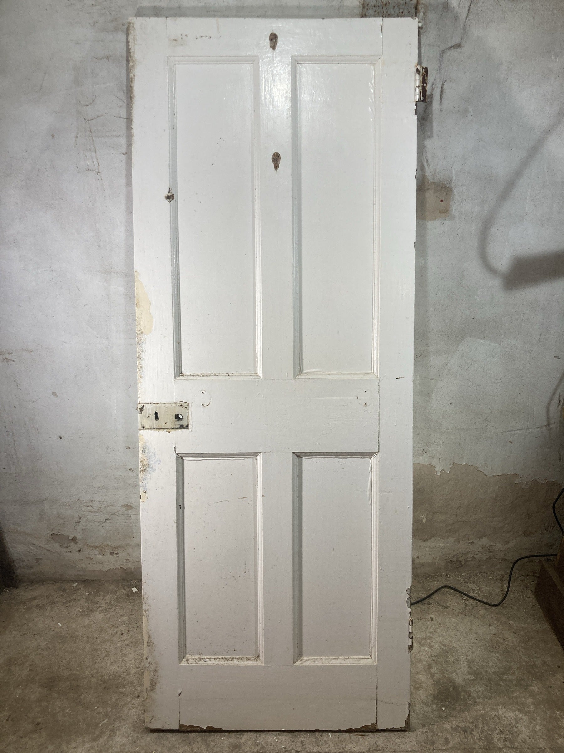 7th Pic 1930s Internal Painted  Pine Reclaimed Door