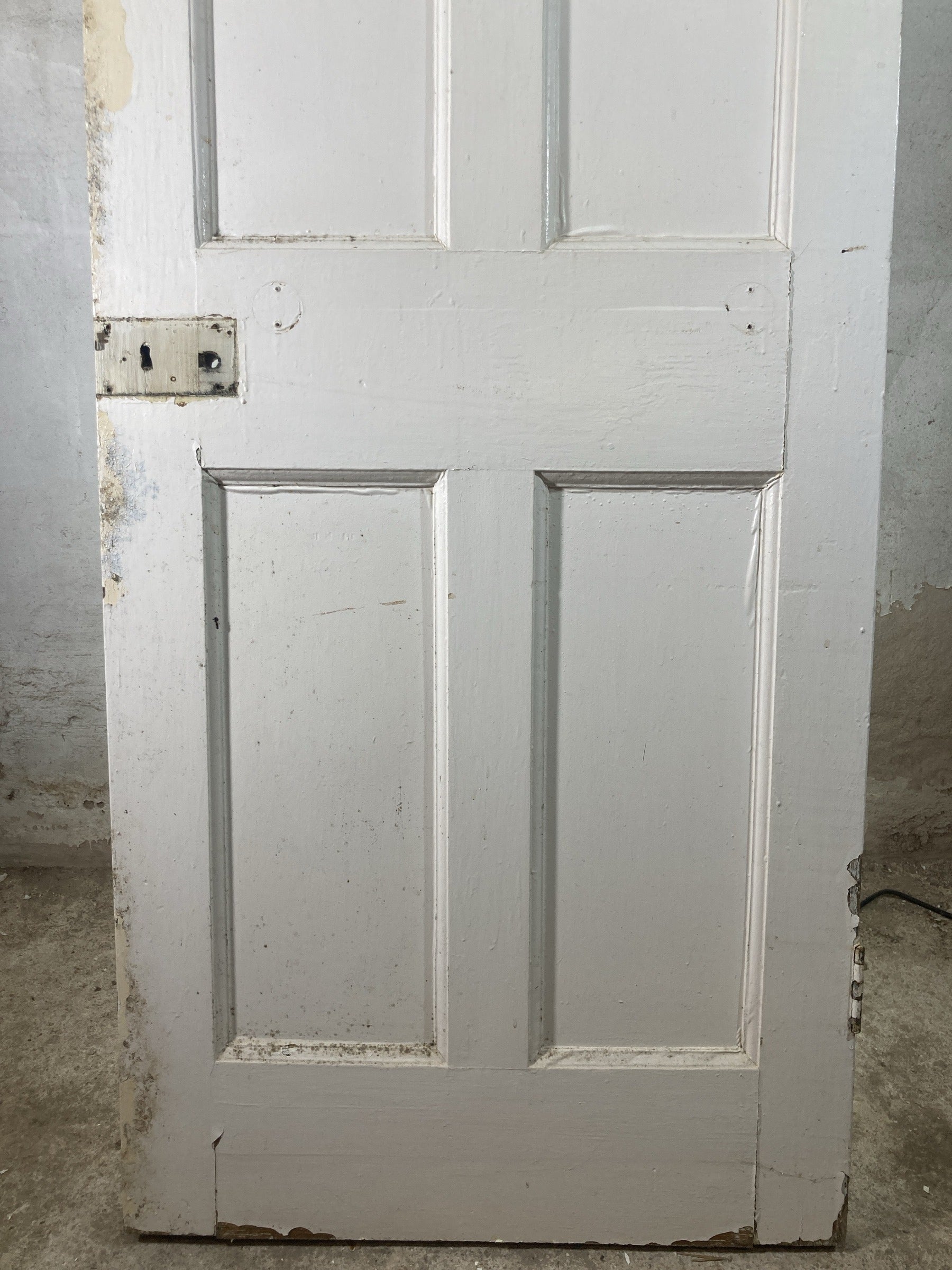 9th Pic 1930s Internal Painted  Pine Reclaimed Door