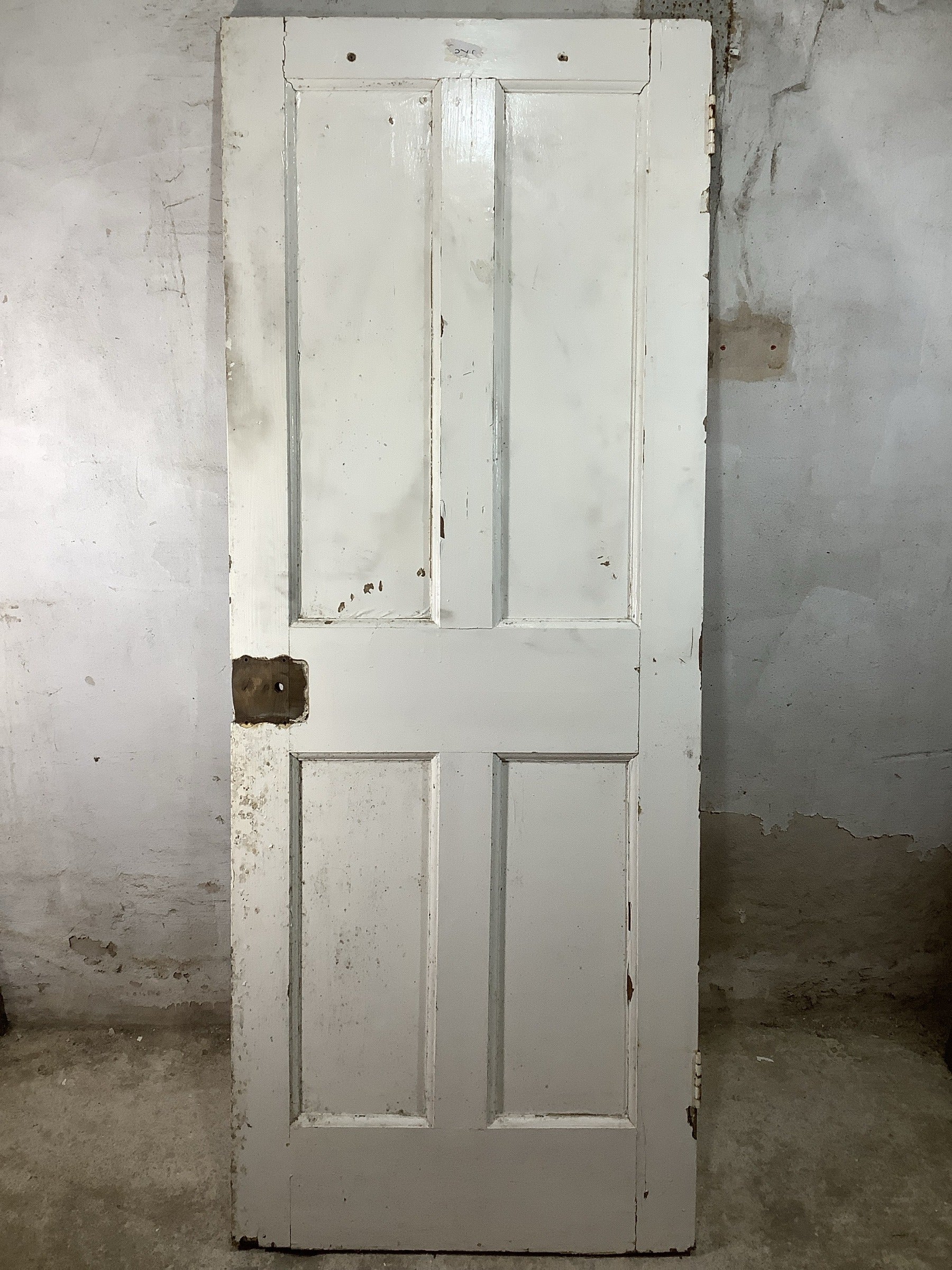 7th Pic 1930s Internal Painted  Pine Reclaimed Door