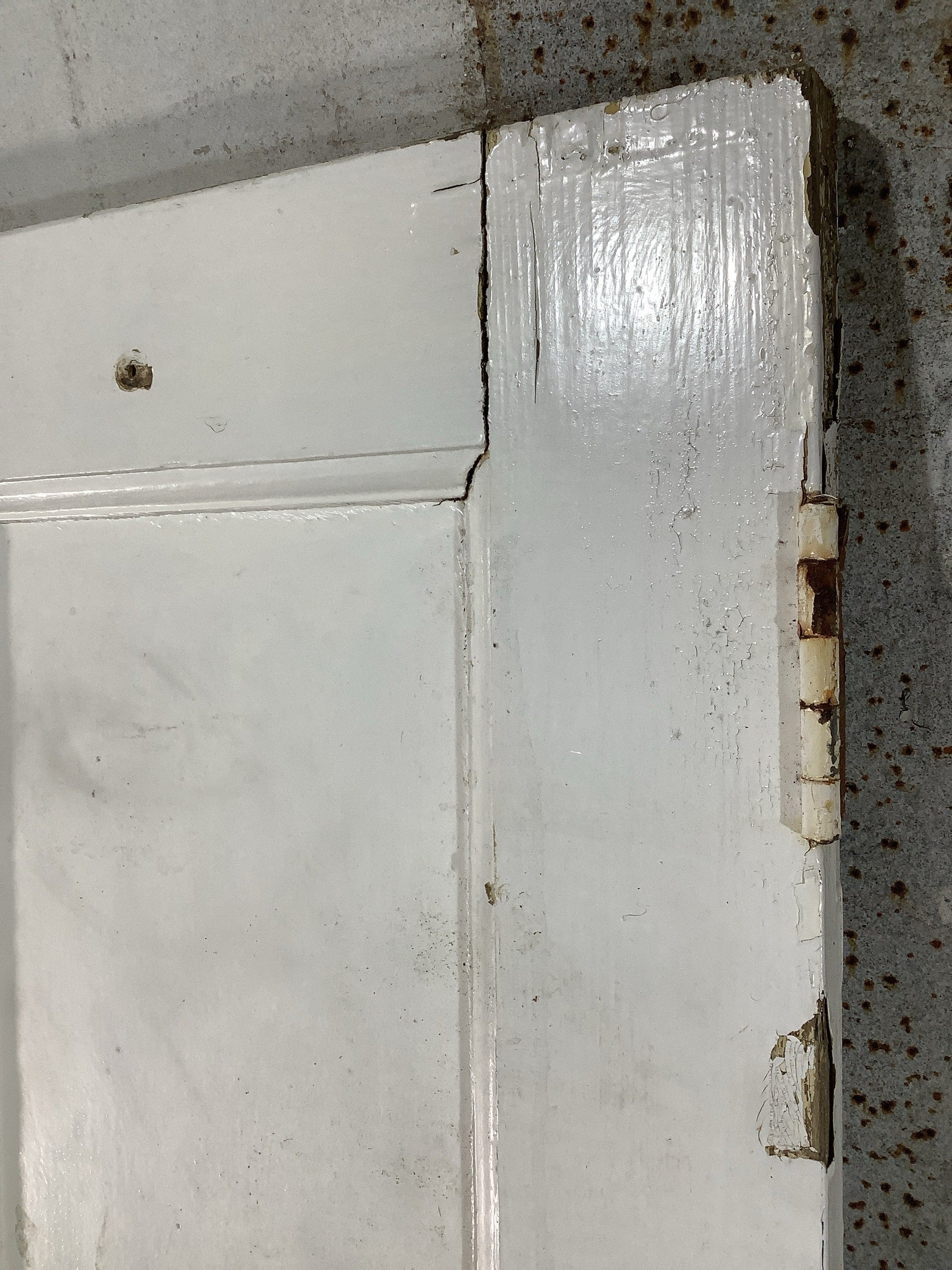 11th Pic 1930s Internal Painted  Pine Reclaimed Door