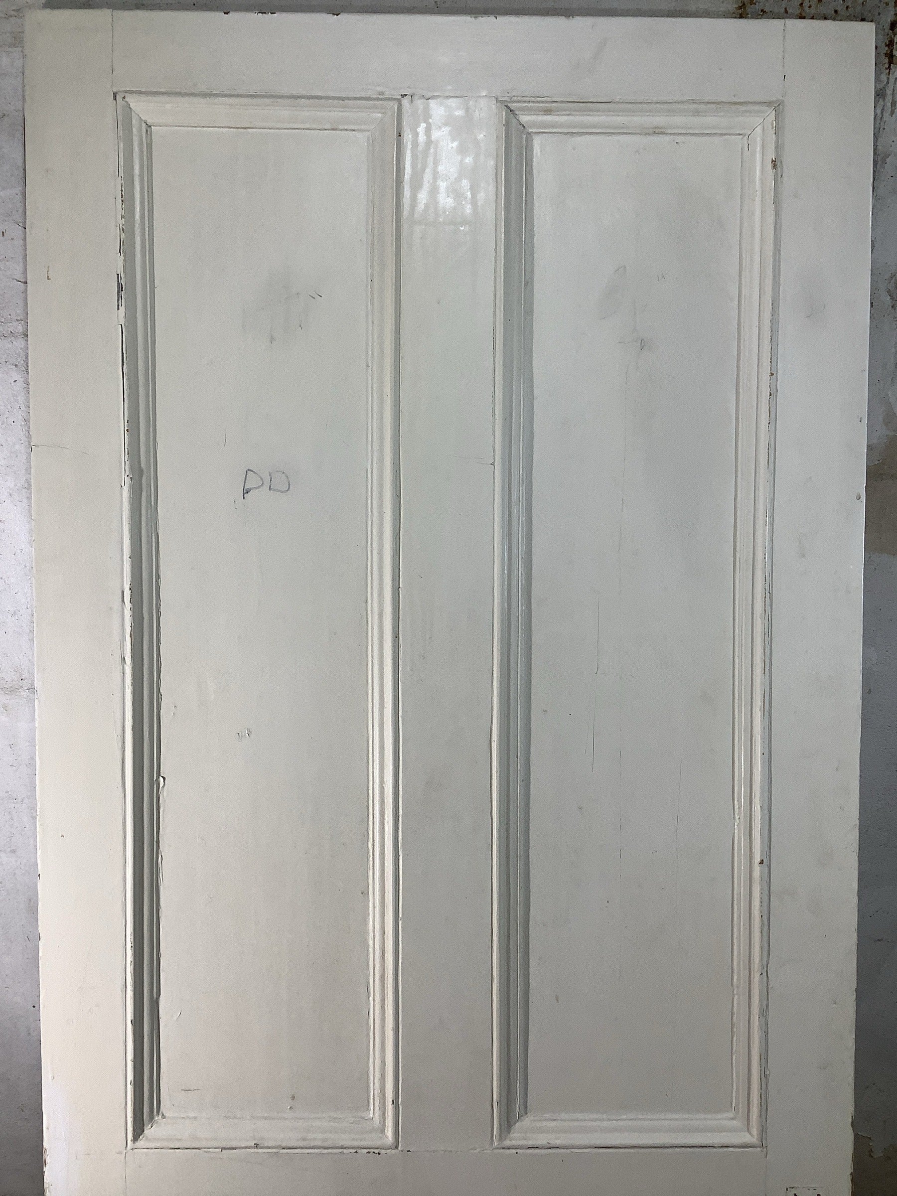 2nd Pic Victorian Internal Painted  Pine Reclaimed Door