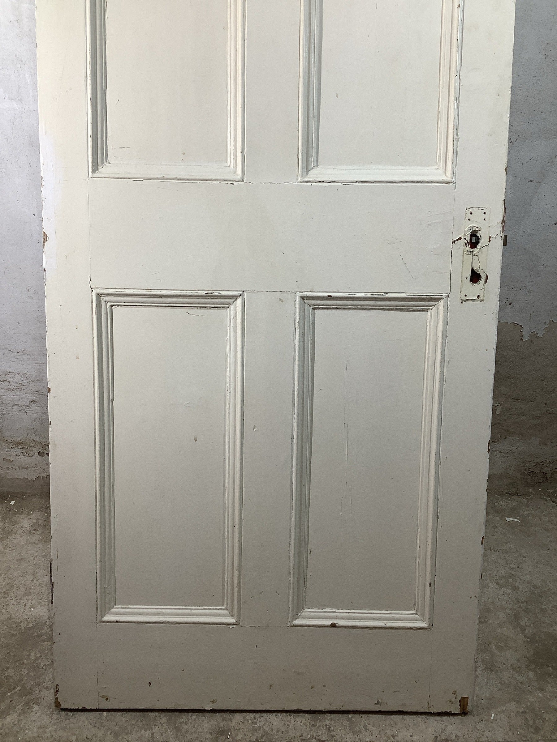3rd Pic Victorian Internal Painted  Pine Reclaimed Door