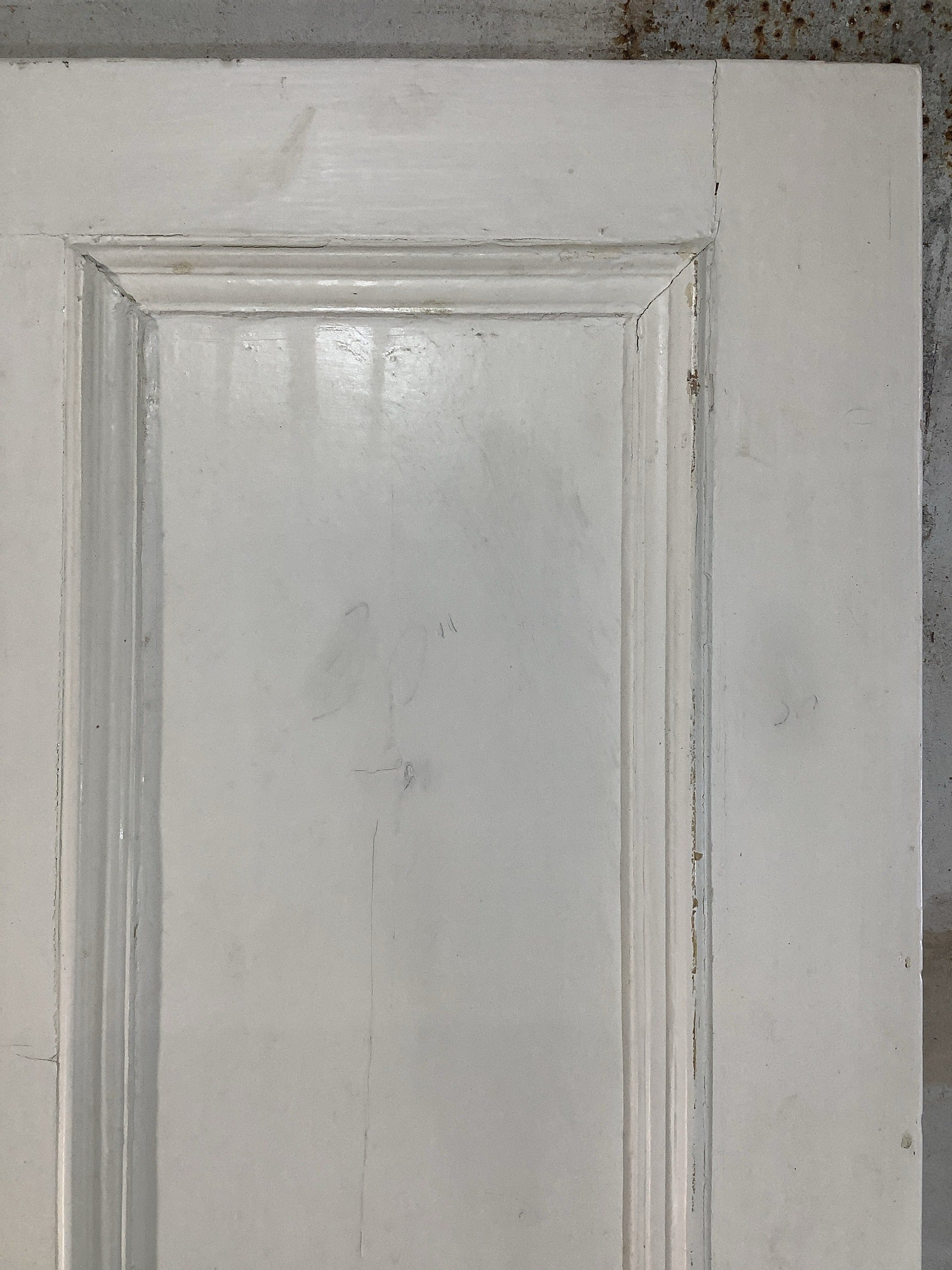 4th Pic Victorian Internal Painted  Pine Reclaimed Door