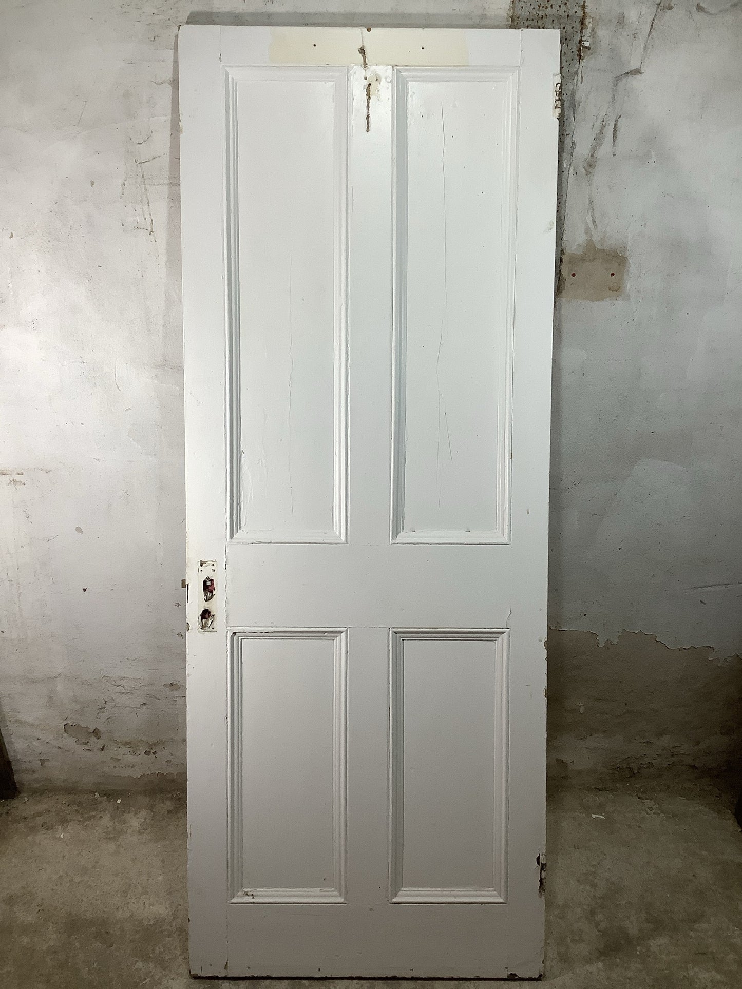 8th Pic Victorian Internal Painted  Pine Reclaimed Door