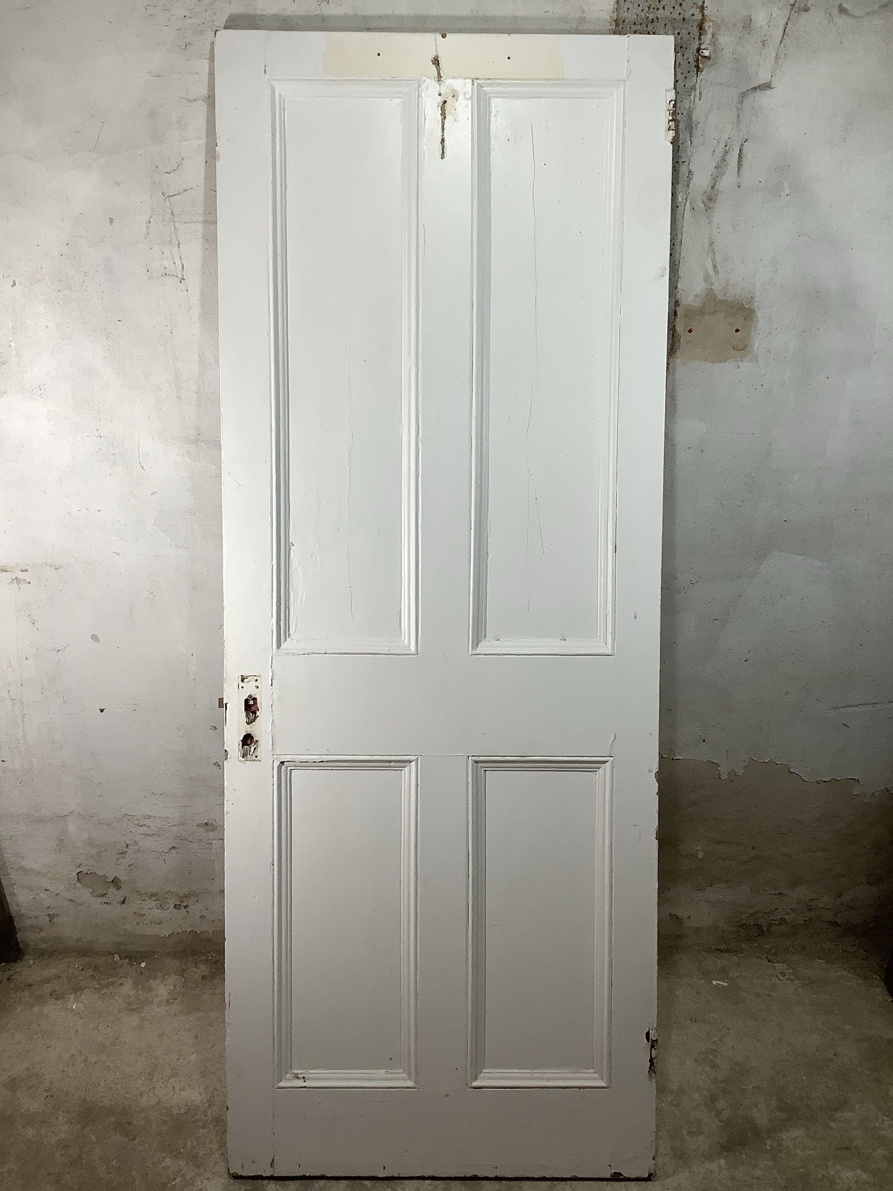 8th Pic Victorian Internal Painted  Pine Reclaimed Door