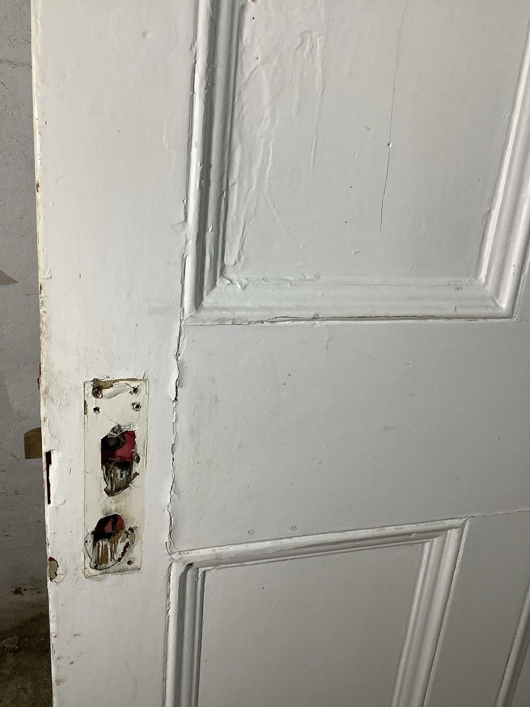 11th Picture showing other side of the crack which is ok