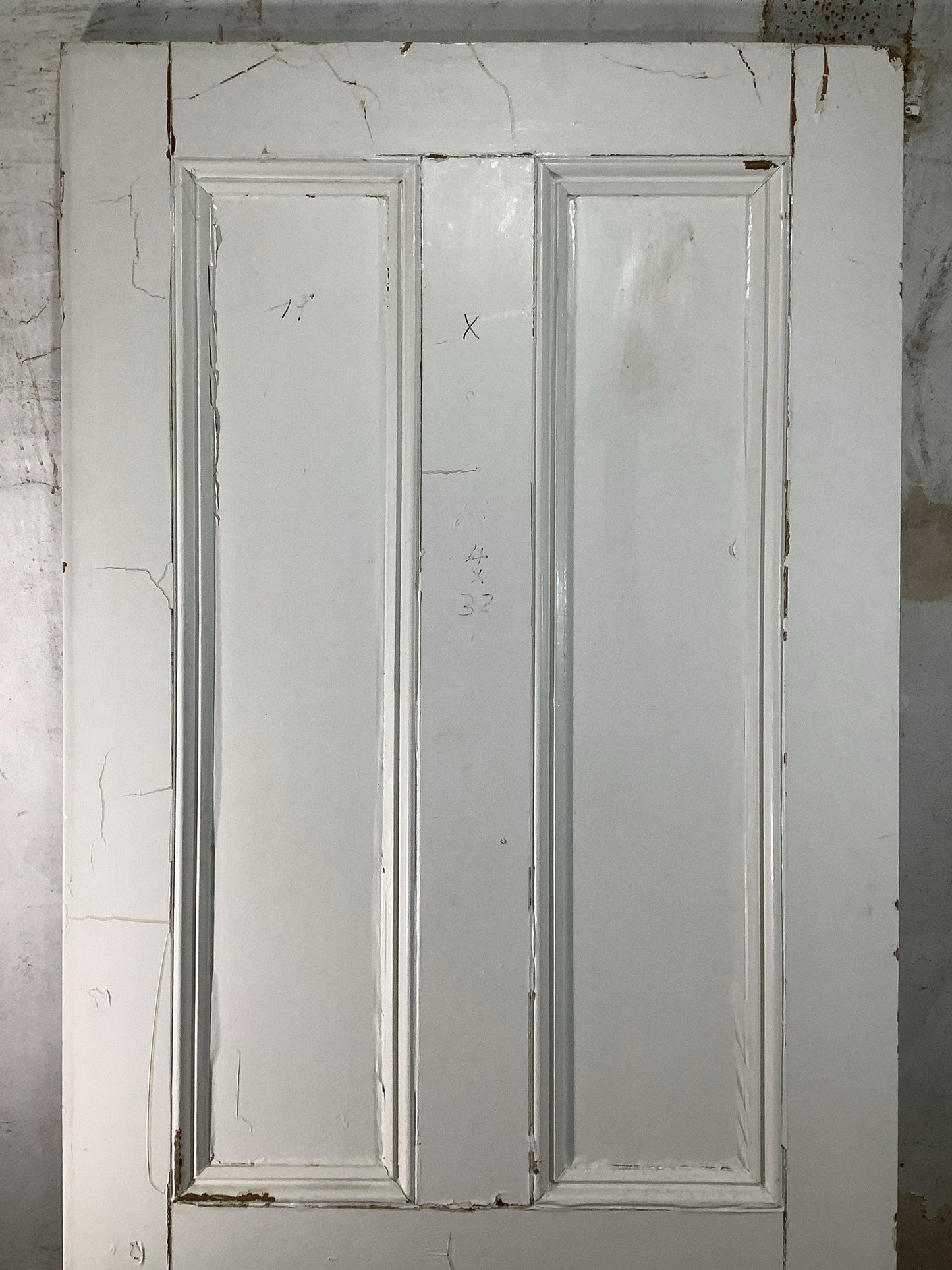 2nd Pic Victorian Internal Painted  Pine Reclaimed Door