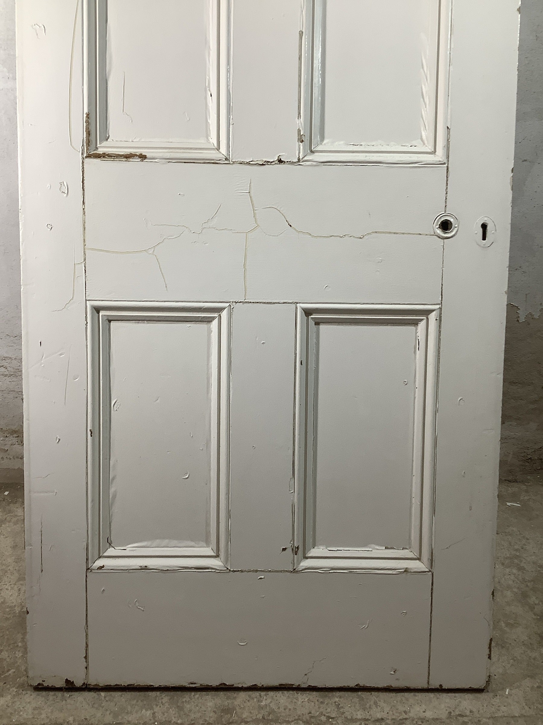 3rd Pic Victorian Internal Painted  Pine Reclaimed Door