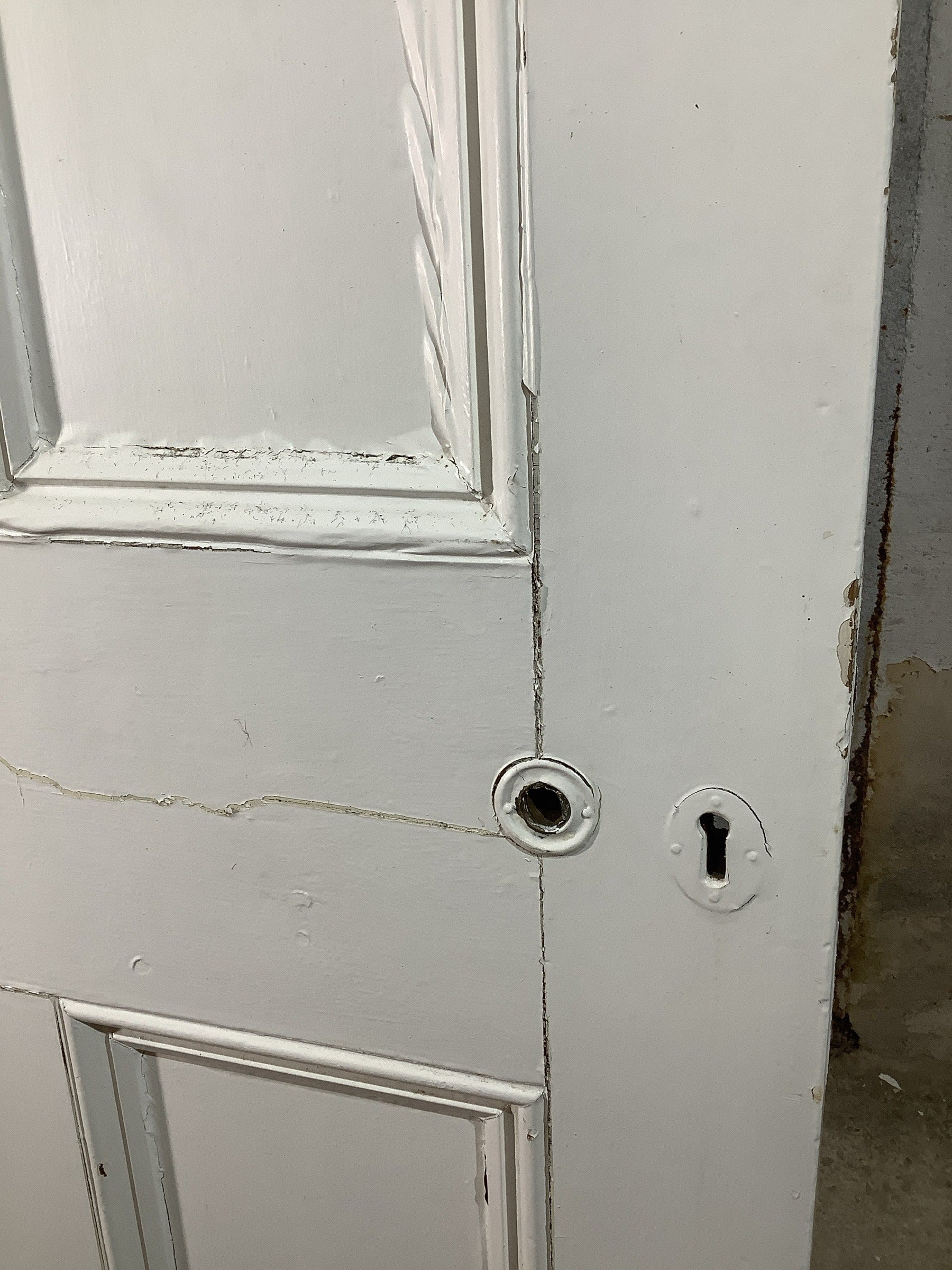 4th Pic Victorian Internal Painted  Pine Reclaimed Door