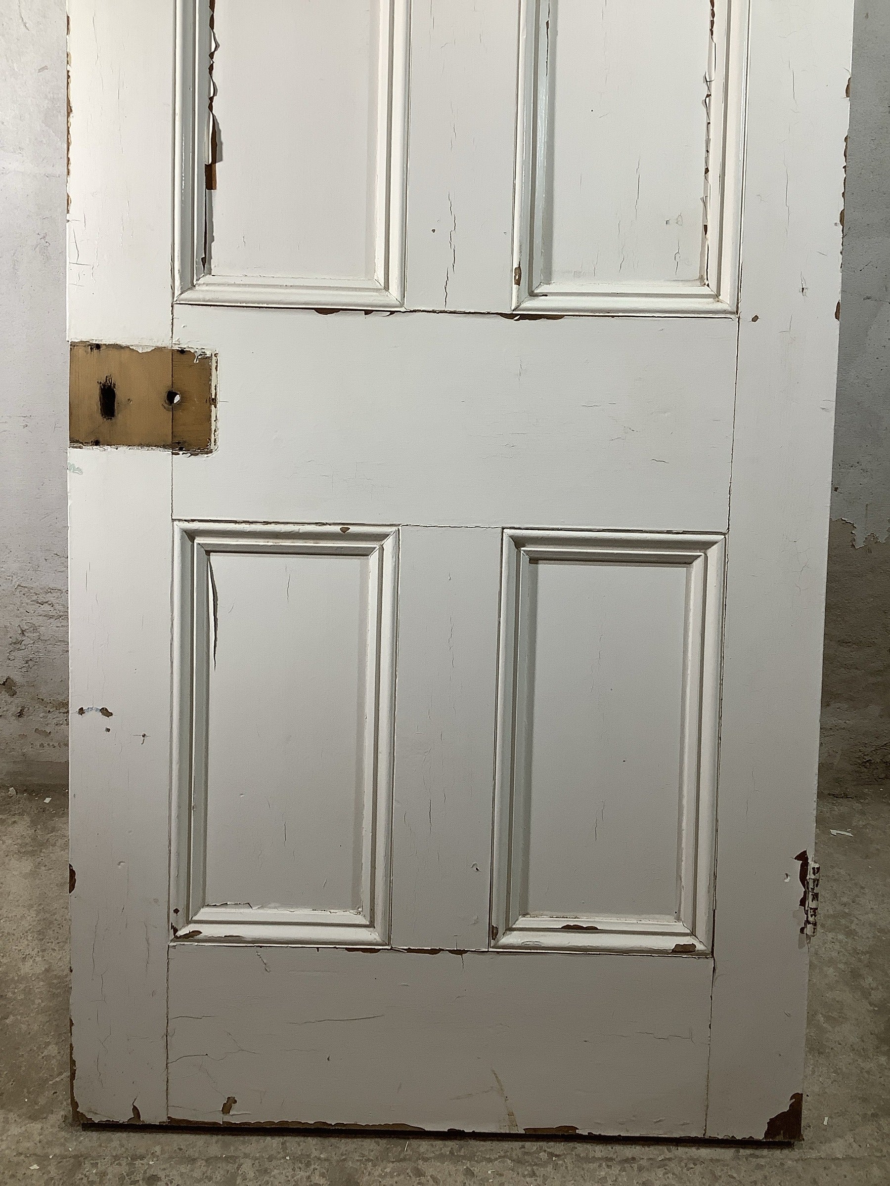 9th Pic Victorian Internal Painted  Pine Reclaimed Door