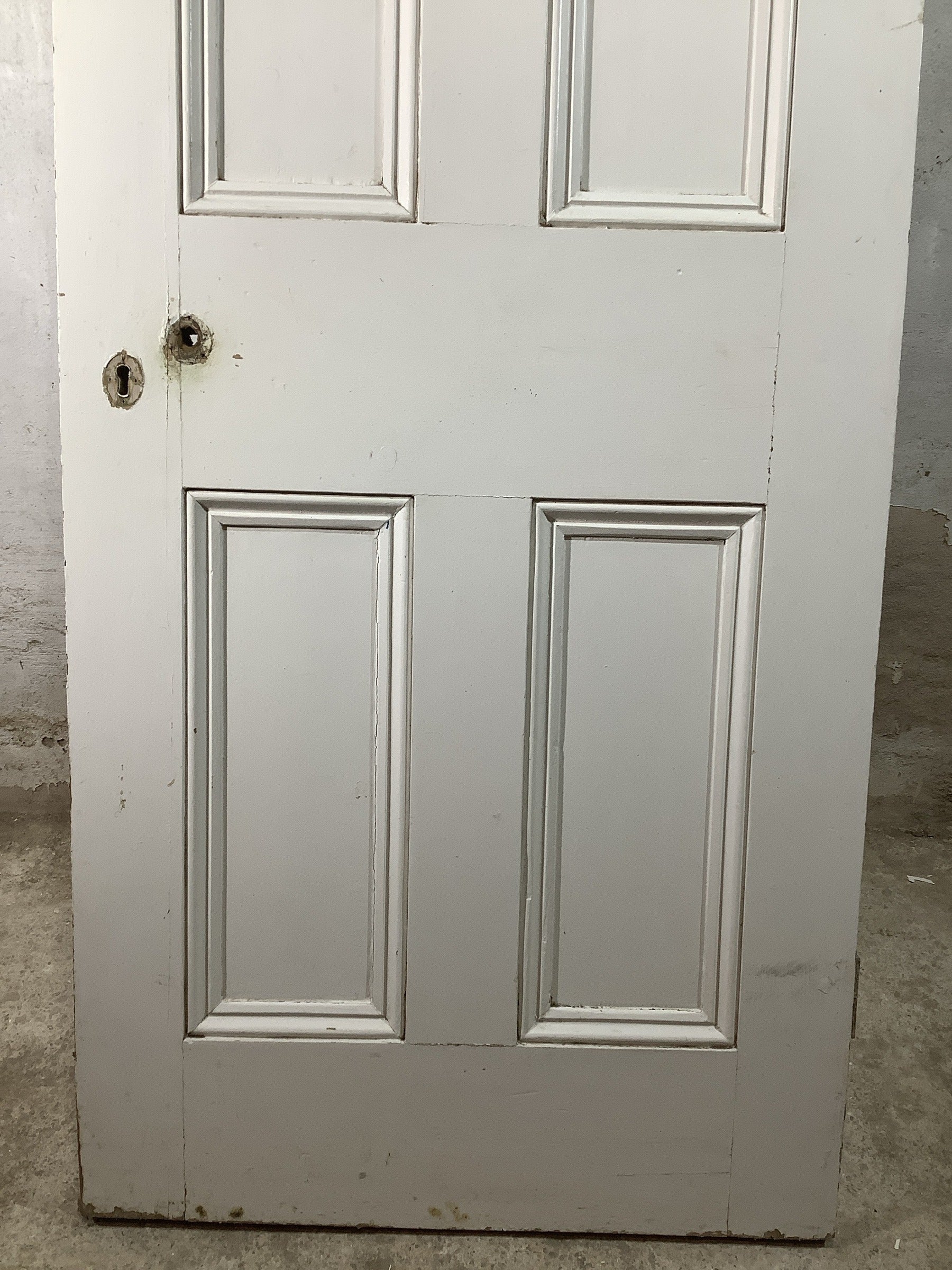 3rd Pic Victorian Internal Painted  Pine Reclaimed Door