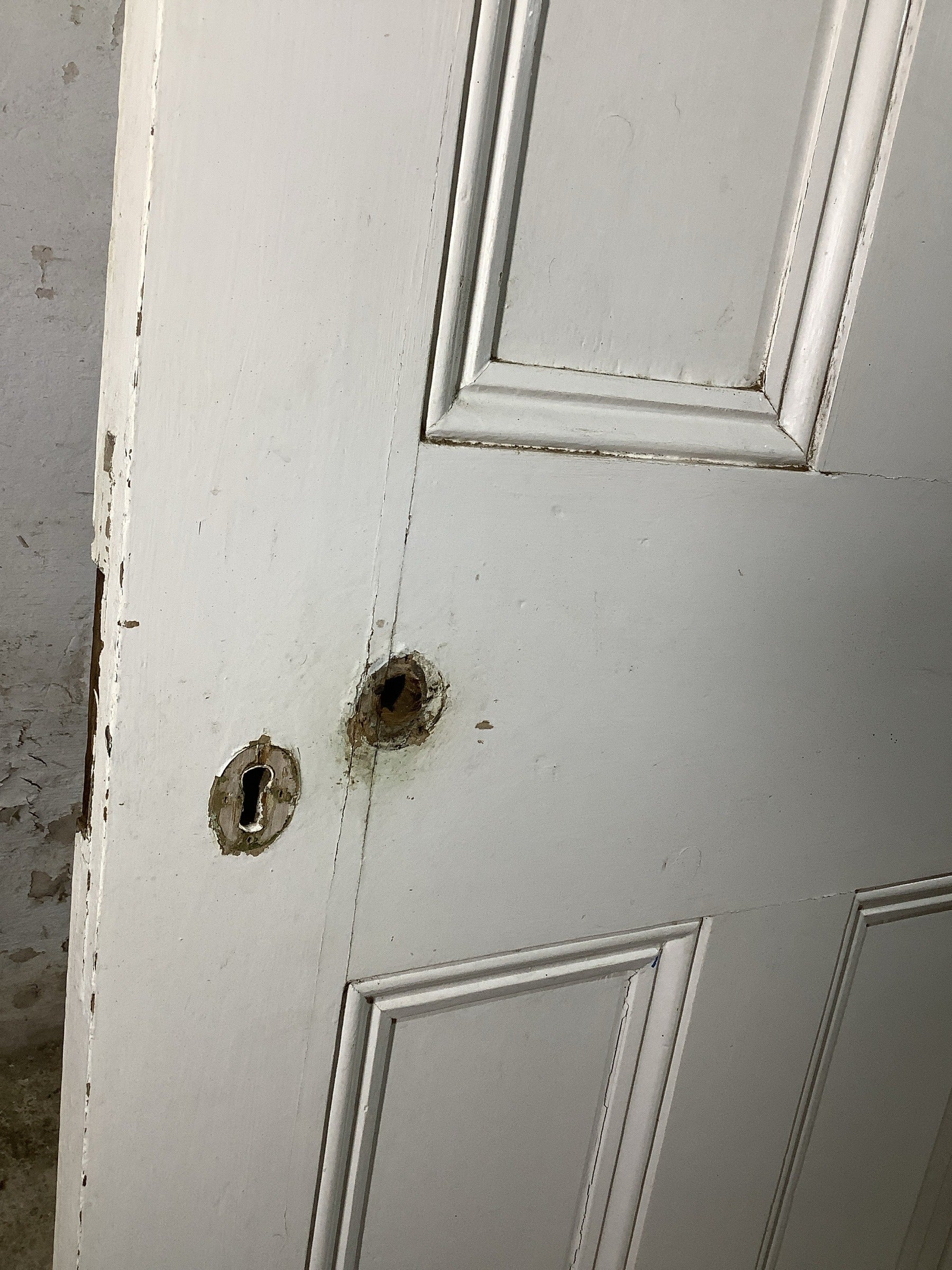 5th Pic Victorian Internal Painted  Pine Reclaimed Door