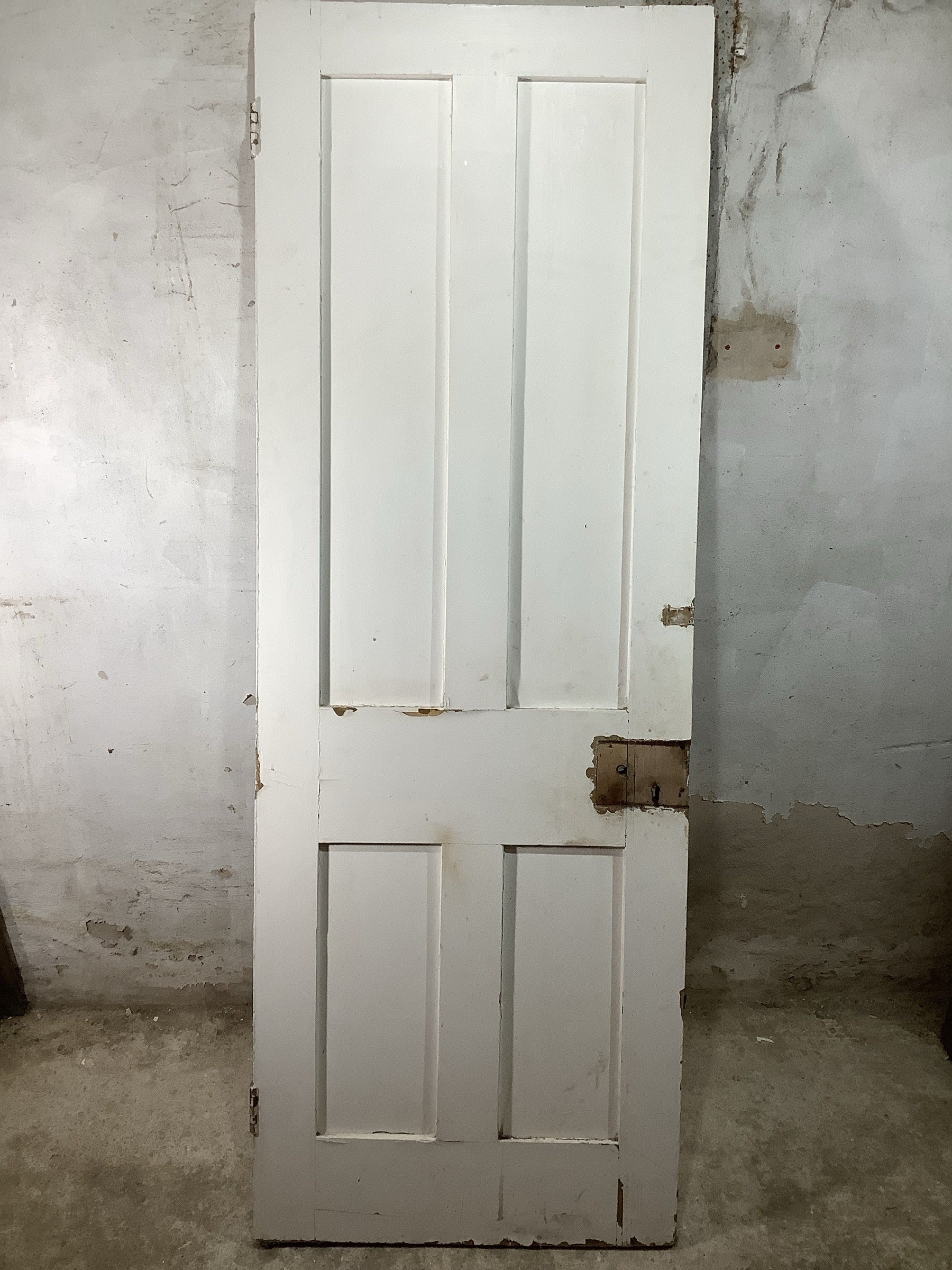 7th Pic Victorian Internal Painted  Pine Reclaimed Door
