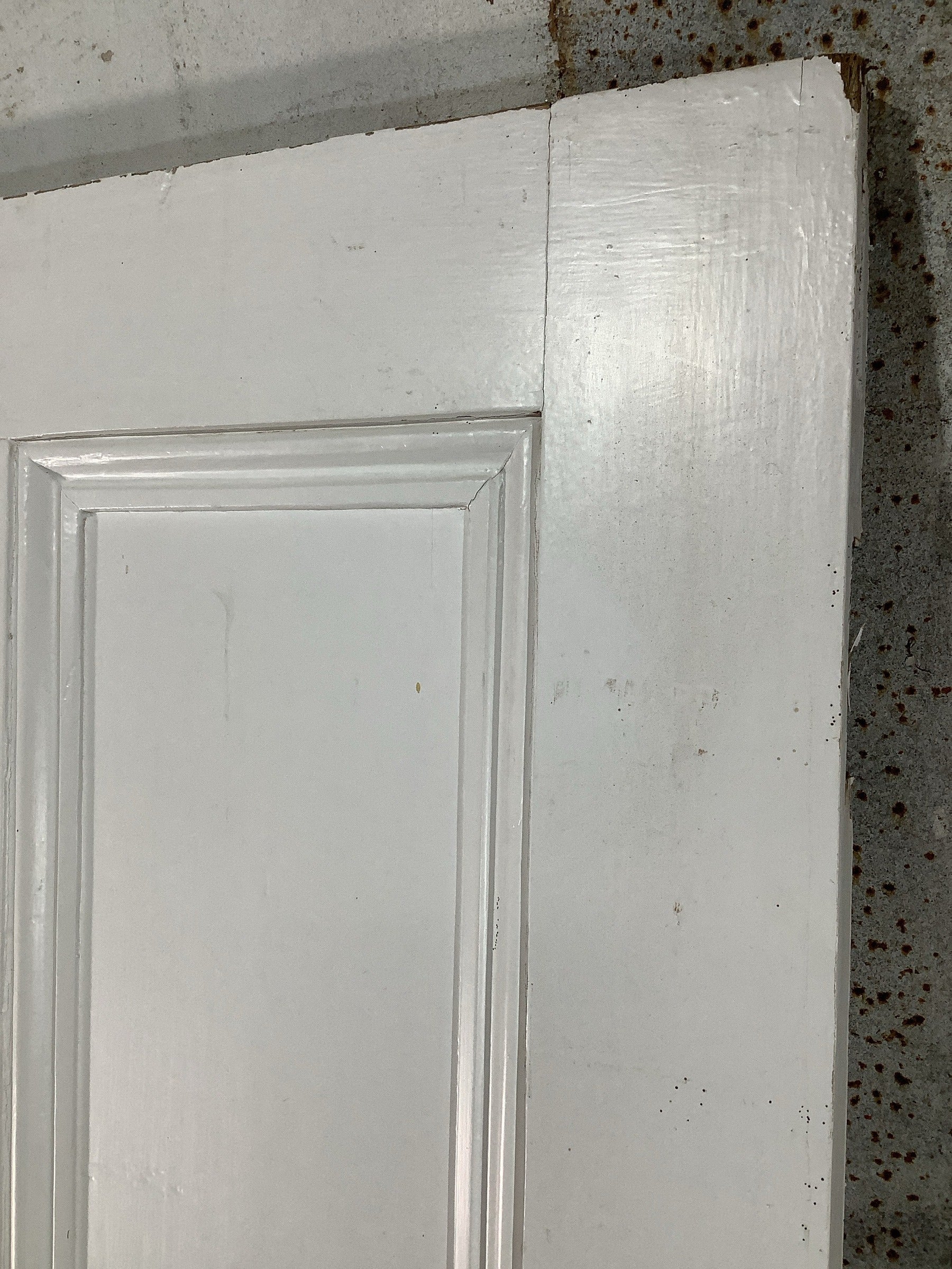 5th Pic Victorian Internal Painted  Pine Reclaimed Door