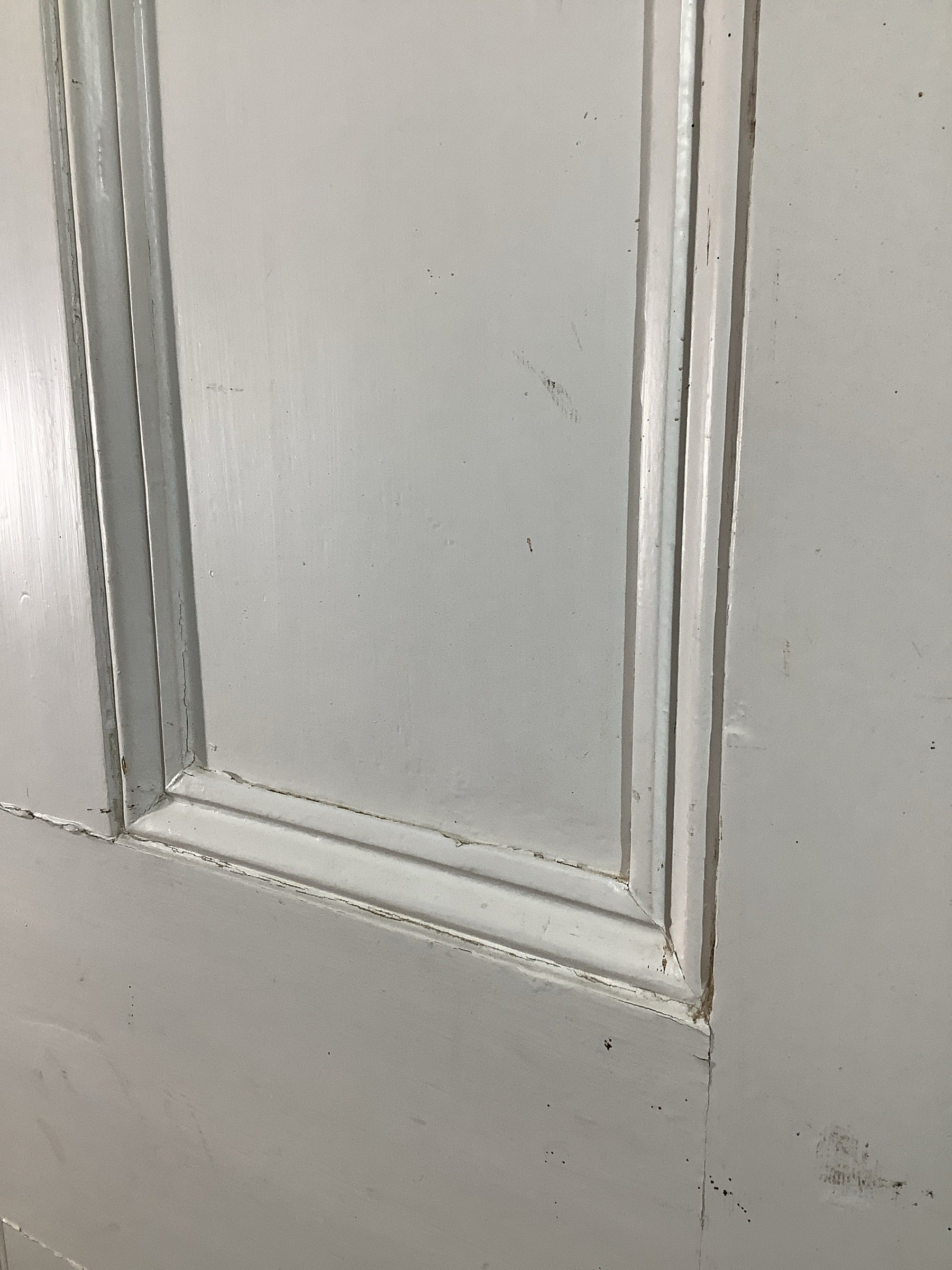 6th Pic Victorian Internal Painted  Pine Reclaimed Door