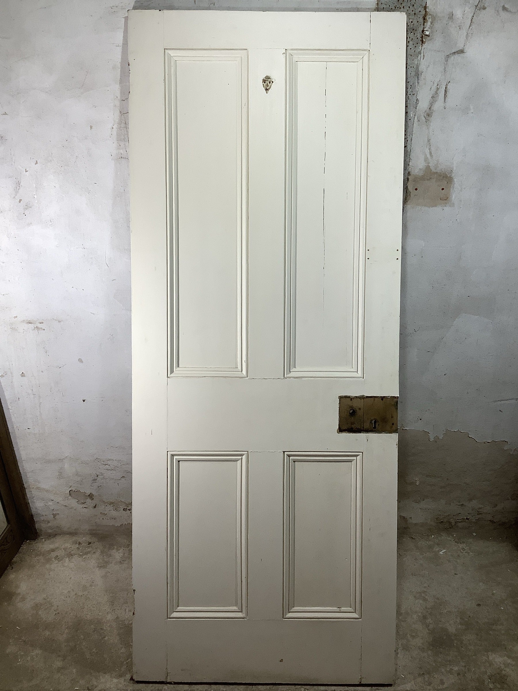 7th Pic Victorian Internal Painted  Pine Reclaimed Door