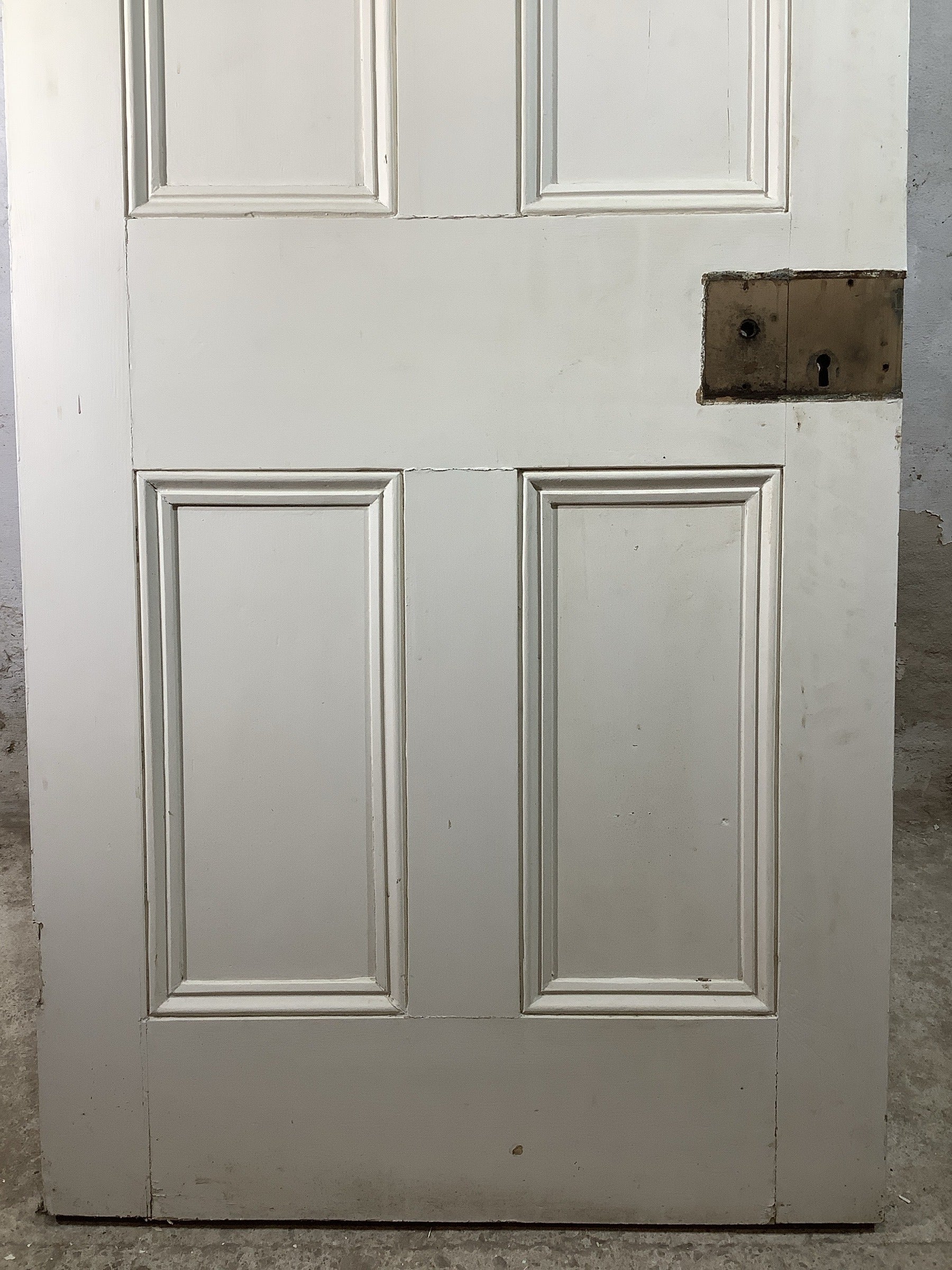 9th Pic Victorian Internal Painted  Pine Reclaimed Door