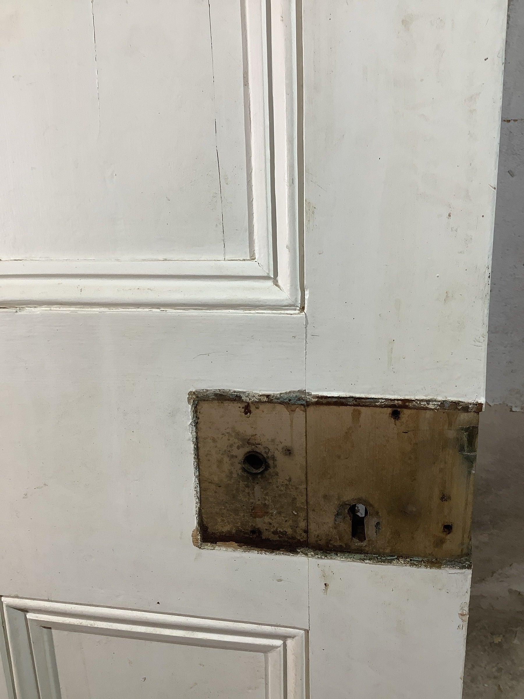 10th Pic Victorian Internal Painted  Pine Reclaimed Door
