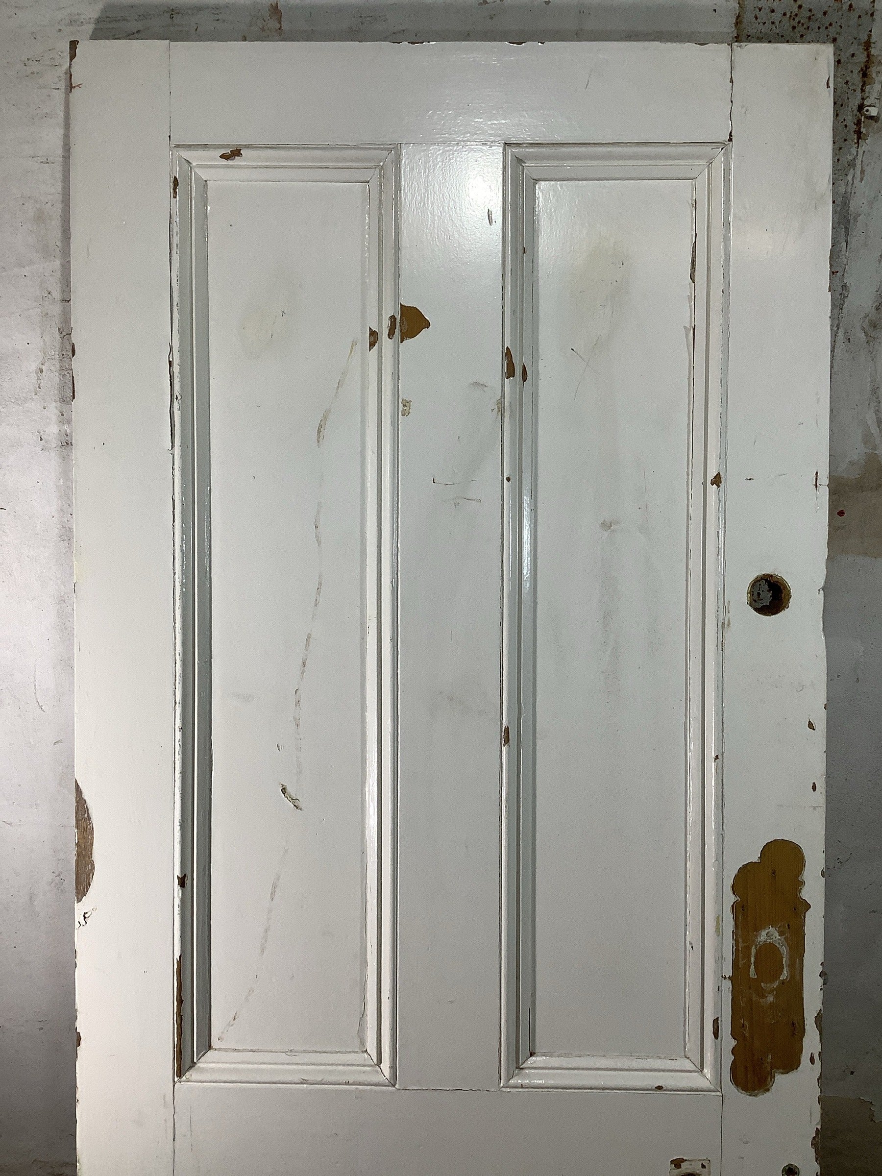2nd Pic Victorian Internal Painted  Pine Reclaimed Door