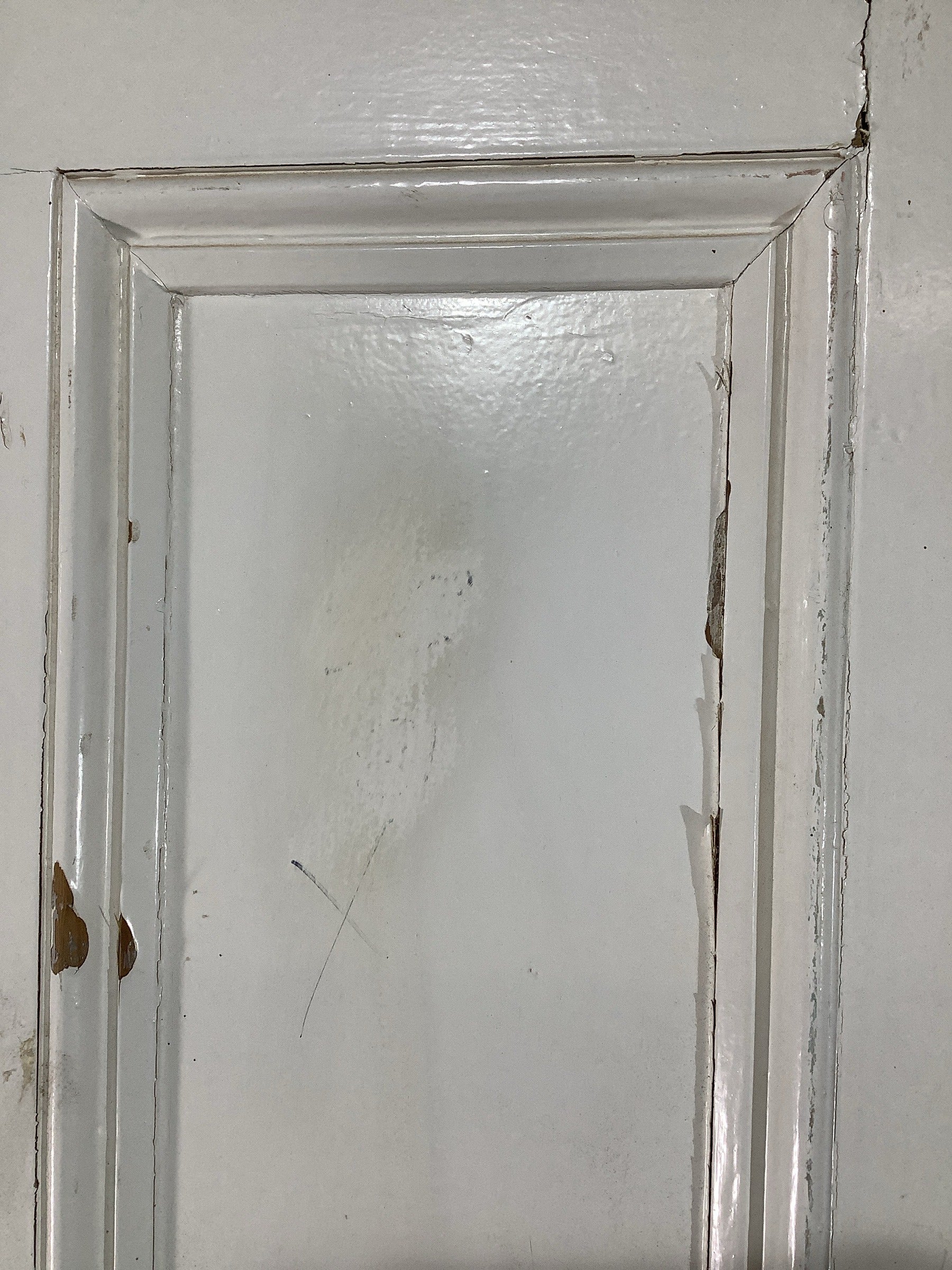 5th Pic Victorian Internal Painted  Pine Reclaimed Door