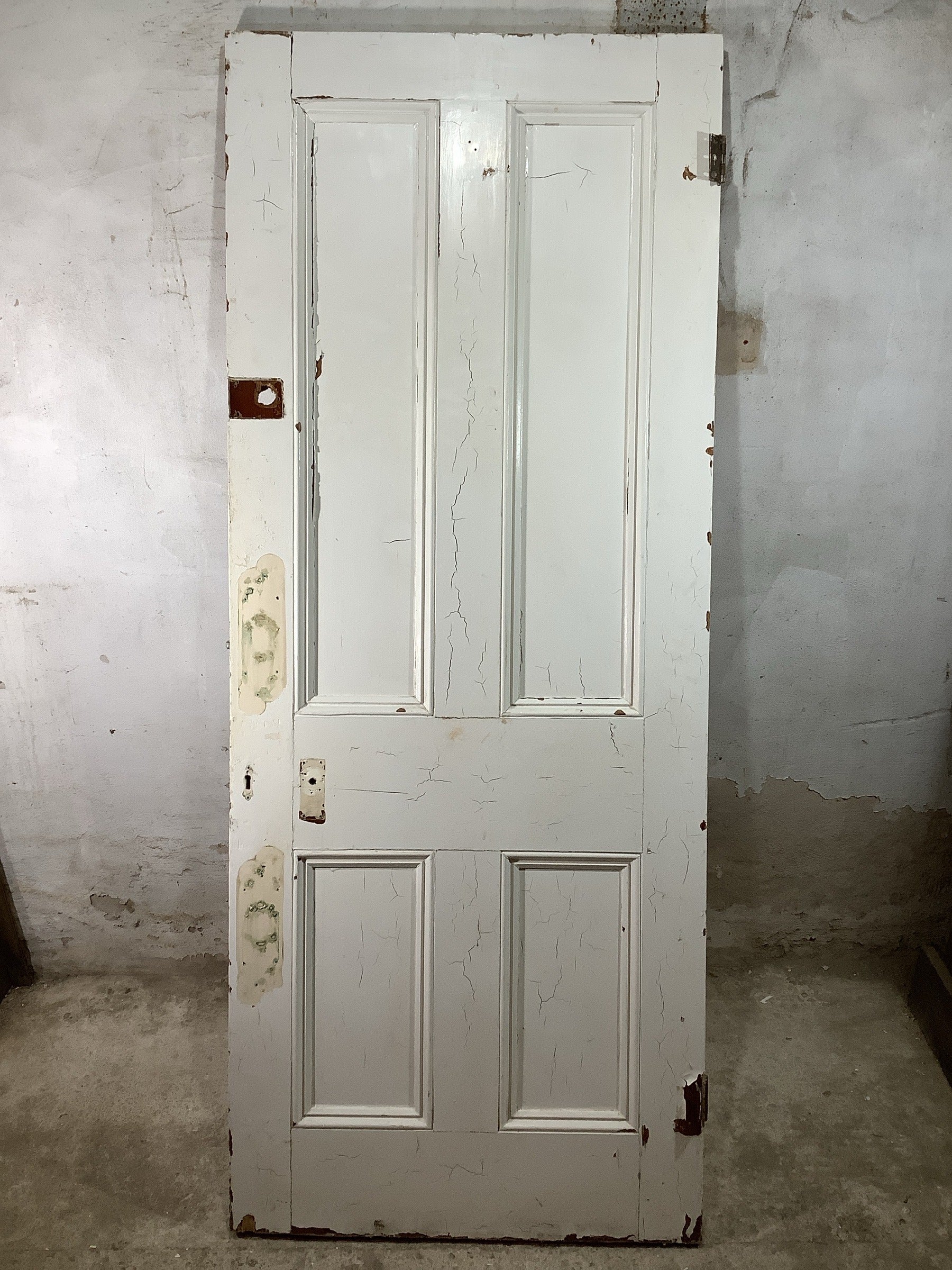 7th Pic Victorian Internal Painted  Pine Reclaimed Door