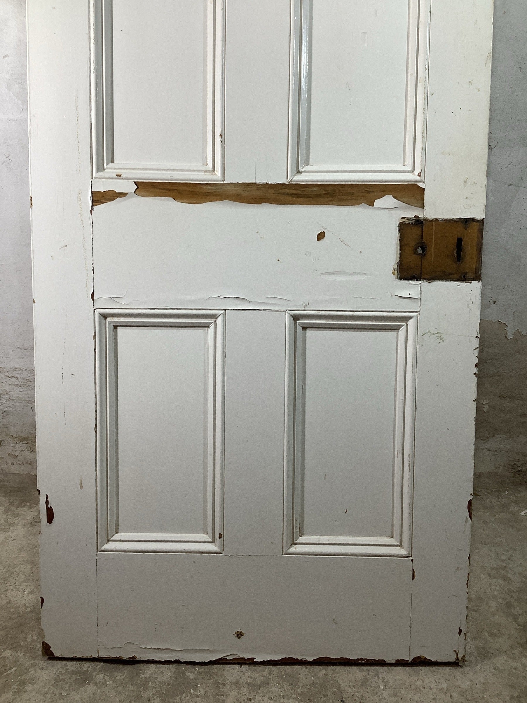 3rd Pic Victorian Internal Painted  Pine Reclaimed Door