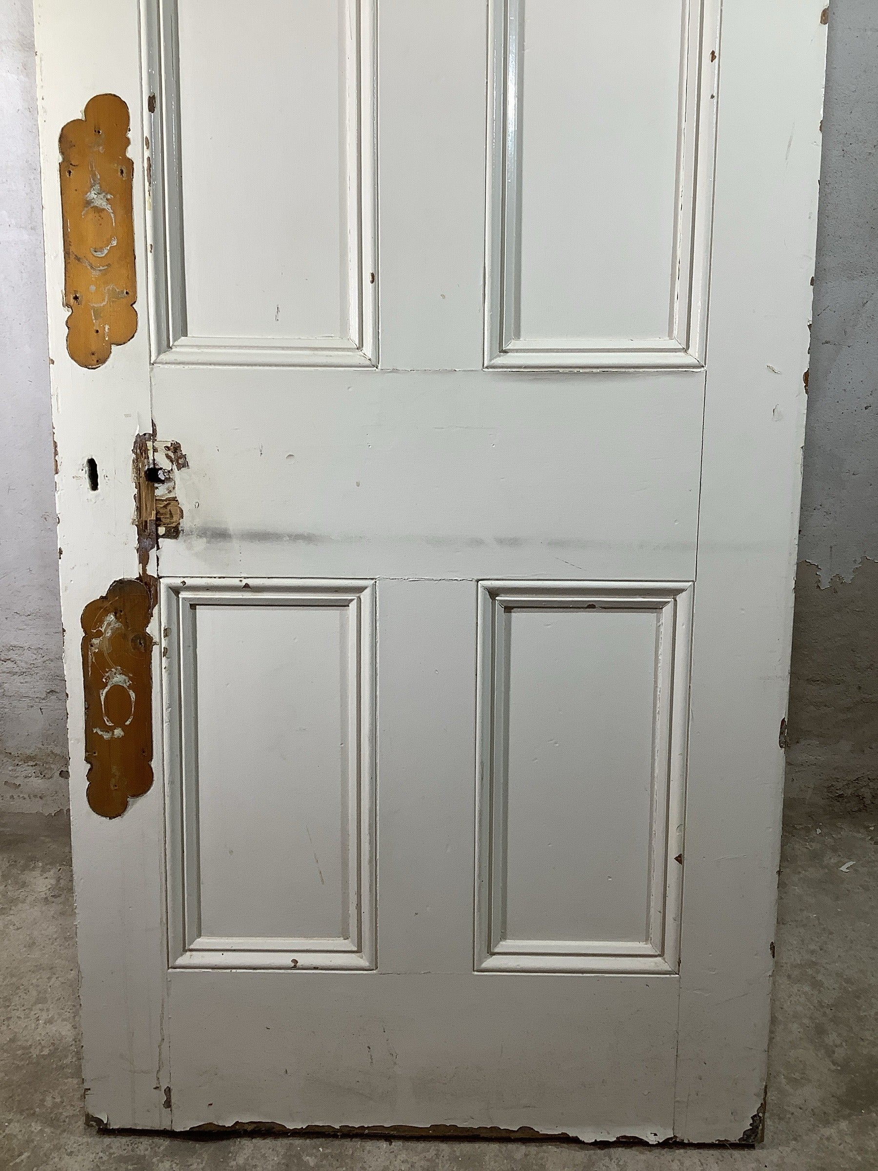 9th Pic Victorian Internal Painted  Pine Reclaimed Door