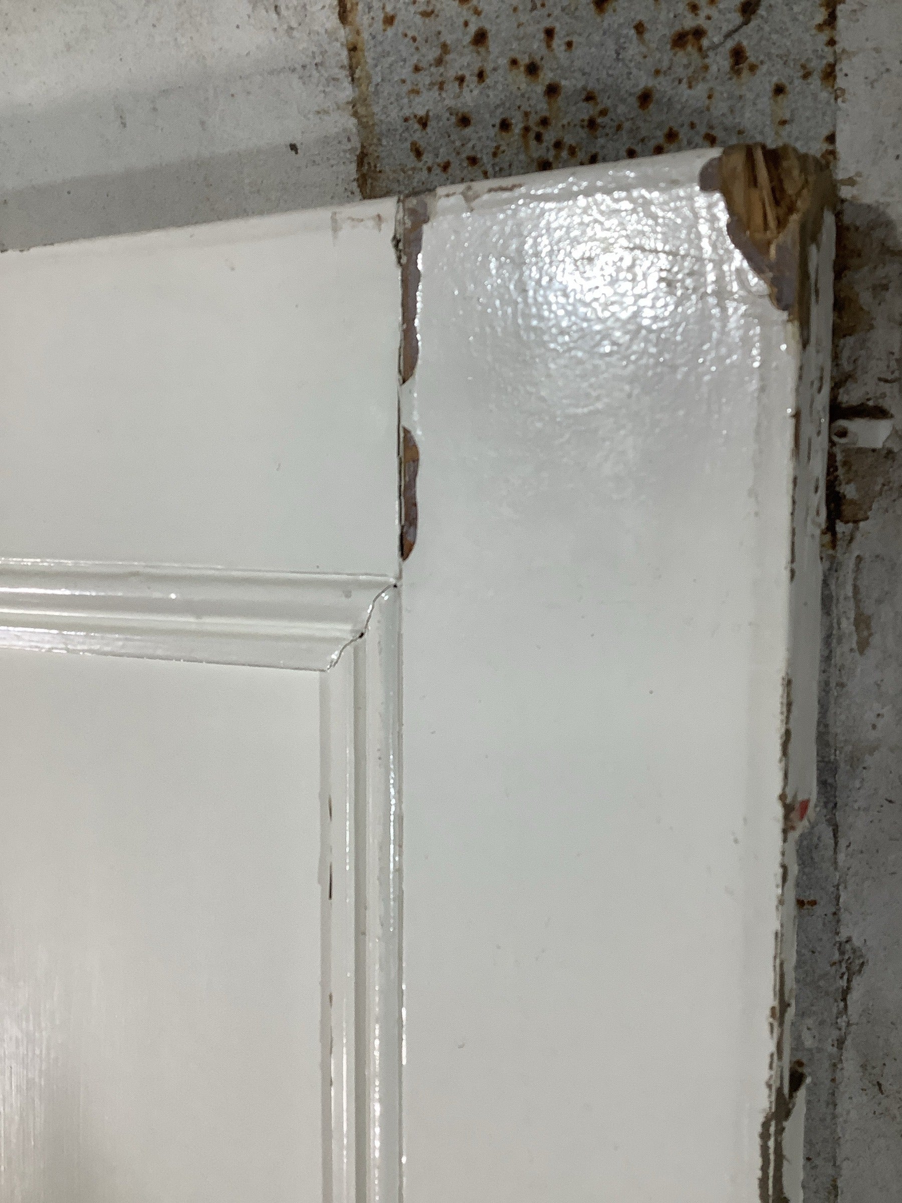 12th Pic Victorian Internal Painted  Pine Reclaimed Door