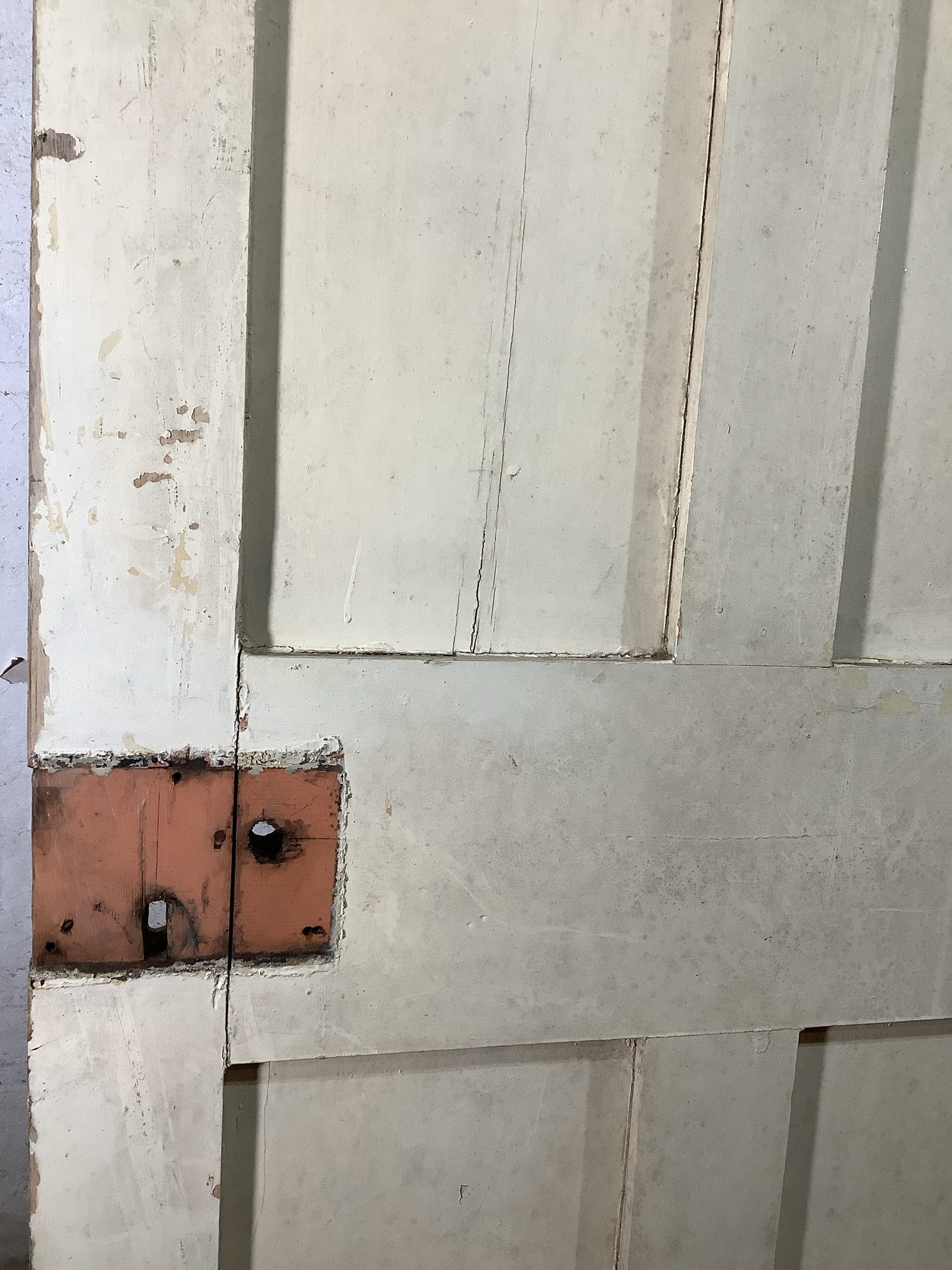 4th Pic Victorian Internal Painted  Pine Reclaimed Door