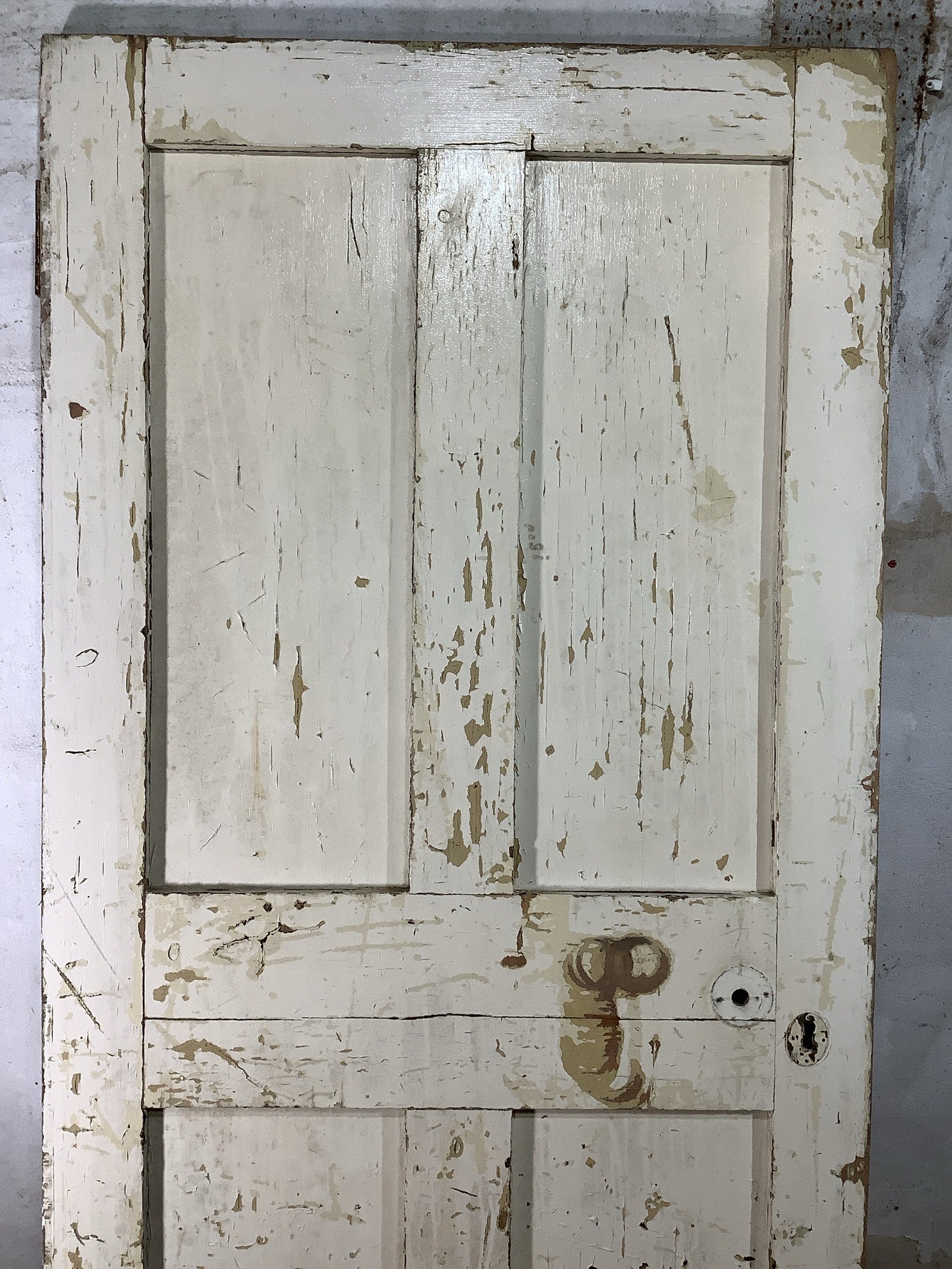 2nd Pic Old Internal Painted  Pine Reclaimed Door