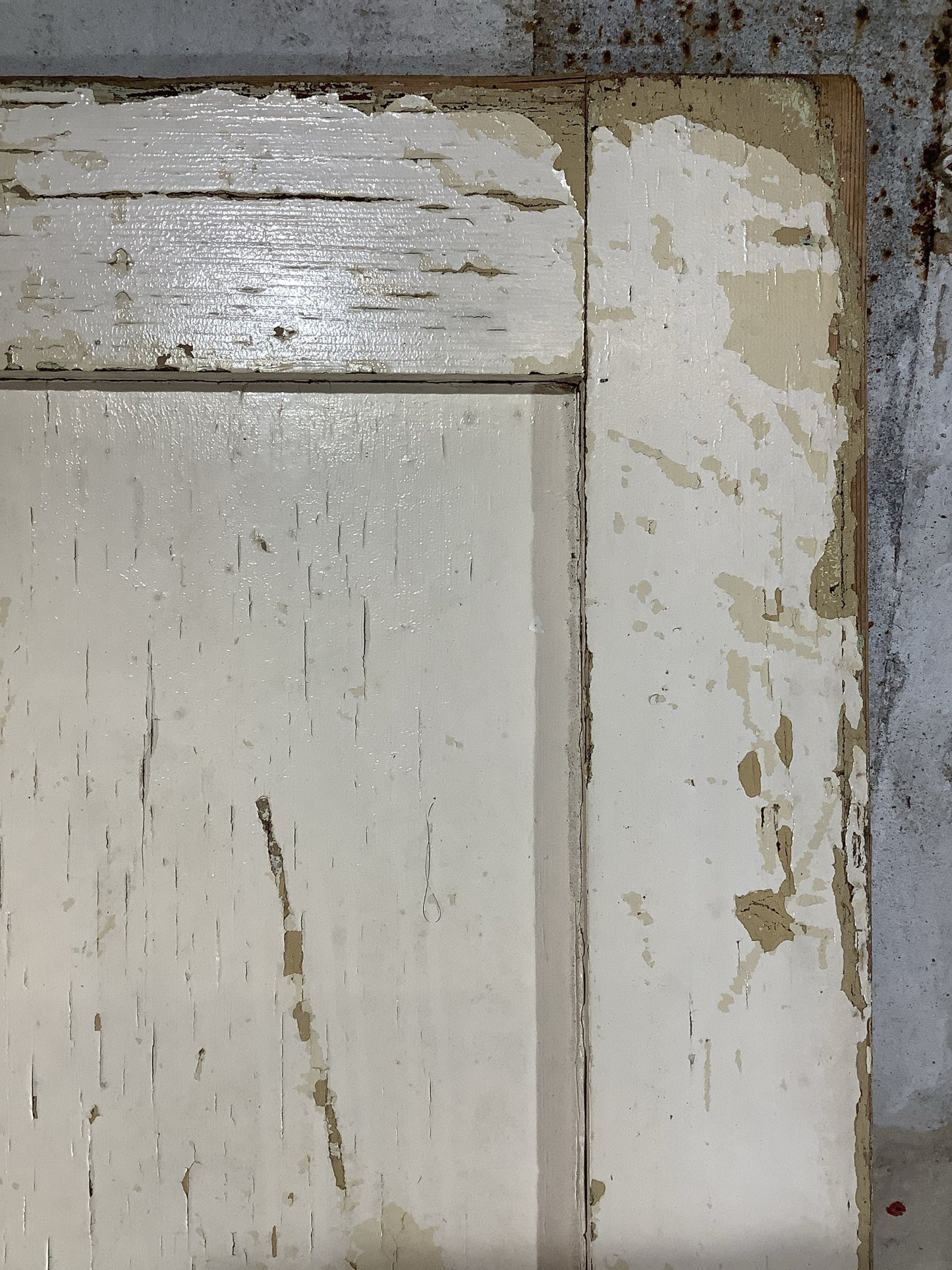 6th Pic Old Internal Painted  Pine Reclaimed Door