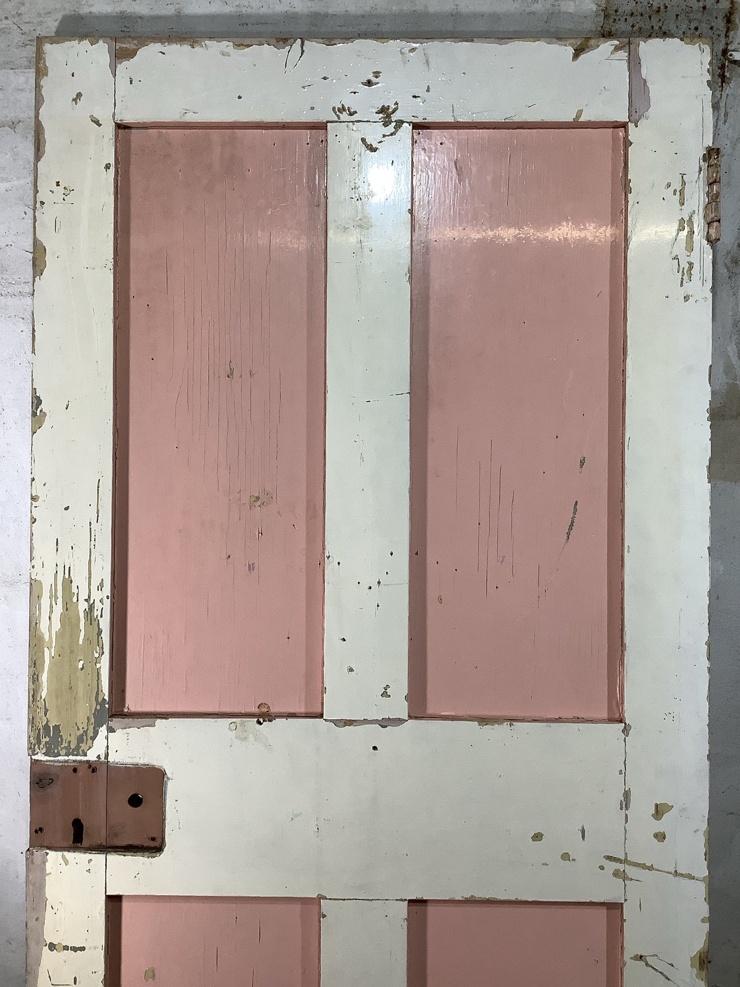8th Pic Old Internal Painted  Pine Reclaimed Door