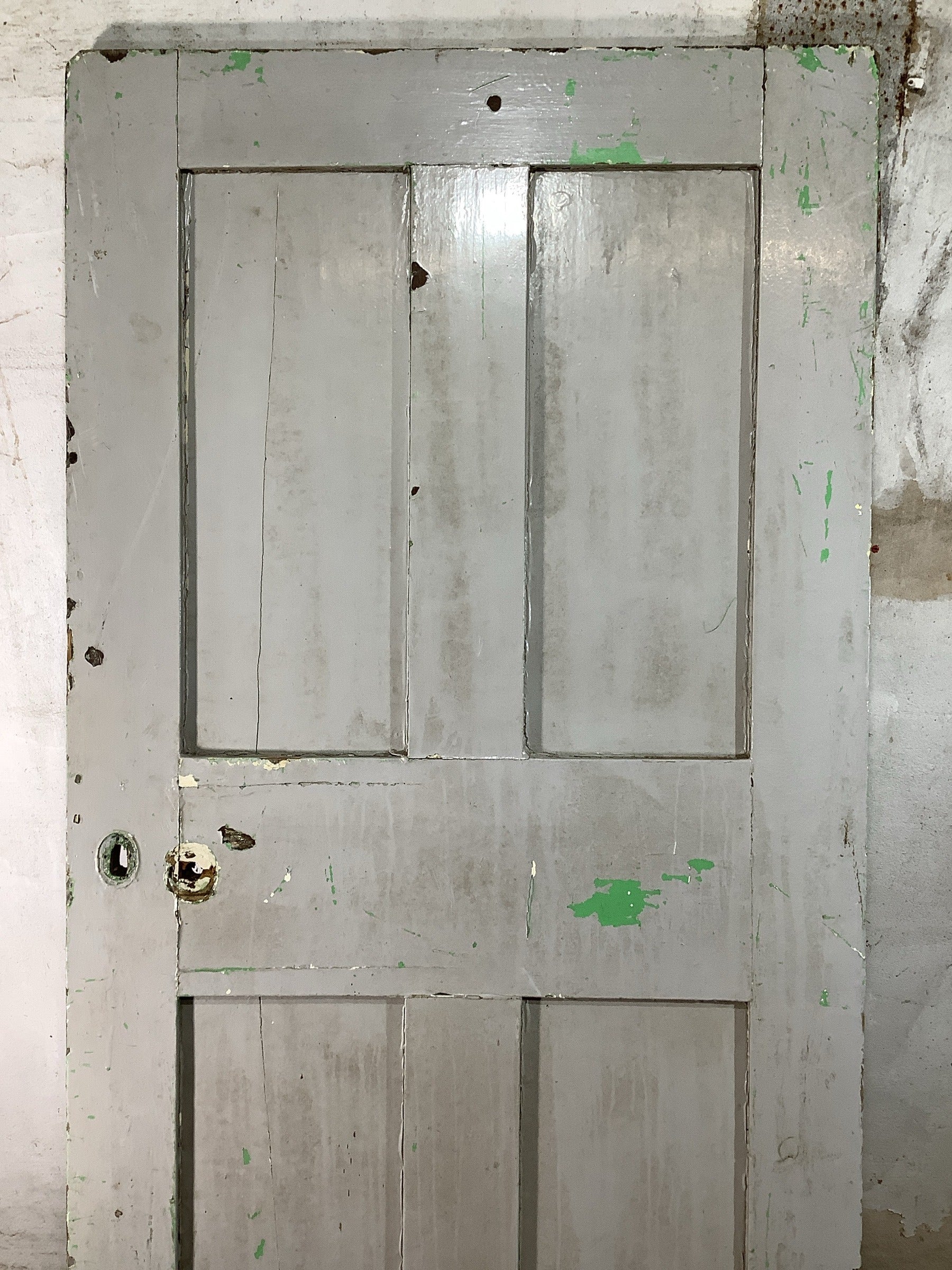 8th Pic Old Internal Painted  Pine Reclaimed Door