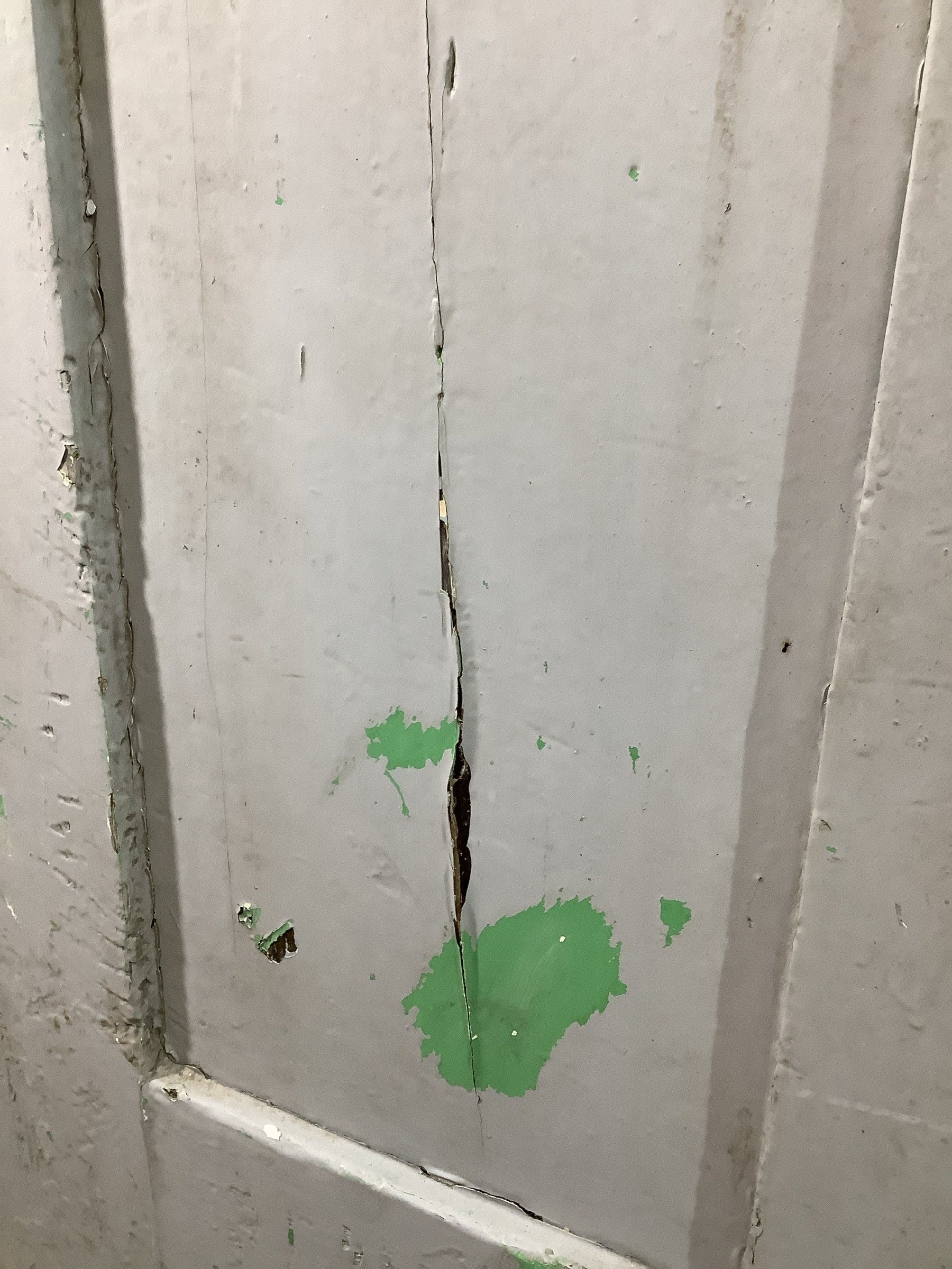 12th Pic Old Internal Painted  Pine Reclaimed Door